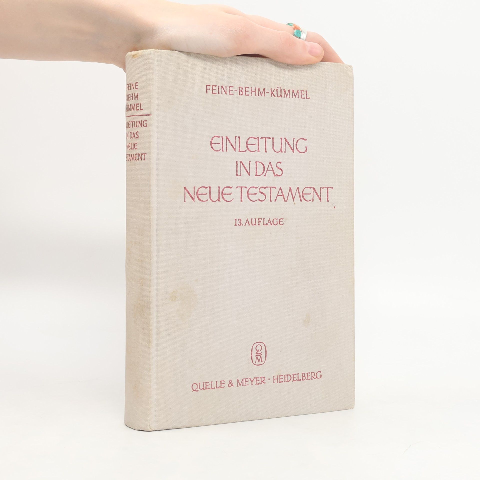 Werner Kümmel Einleitung in das Neue Testament