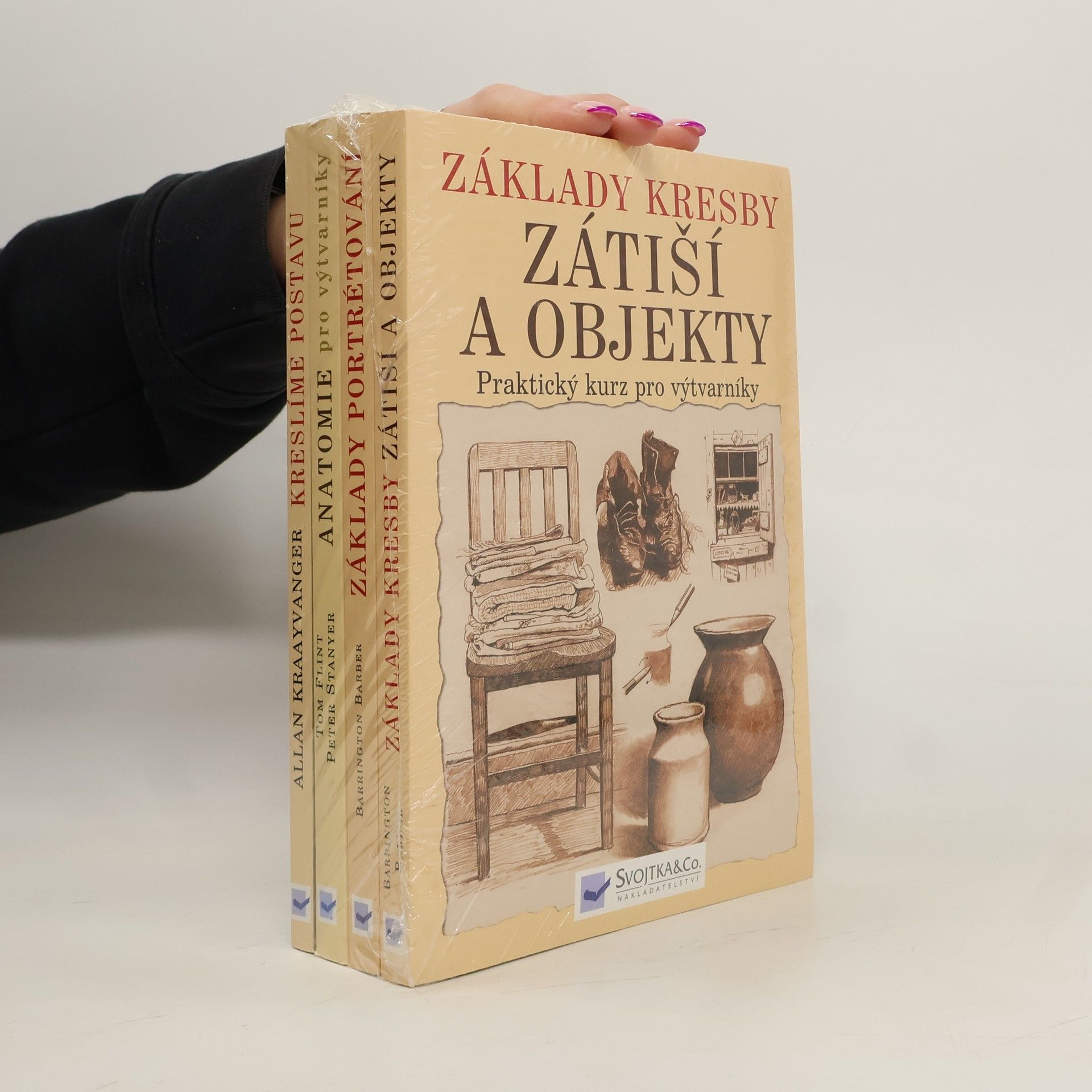 Allan Kraayvanger Kreslíme postavu, Anatomie pro výtvarníky, Základy portrétování, Základy kresby
