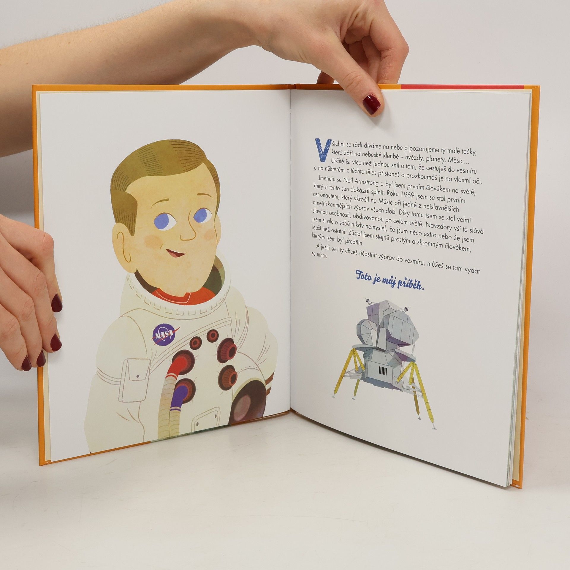 Cristian Barbeito Neil Armstrong. První člověk, který stanul na měsíci