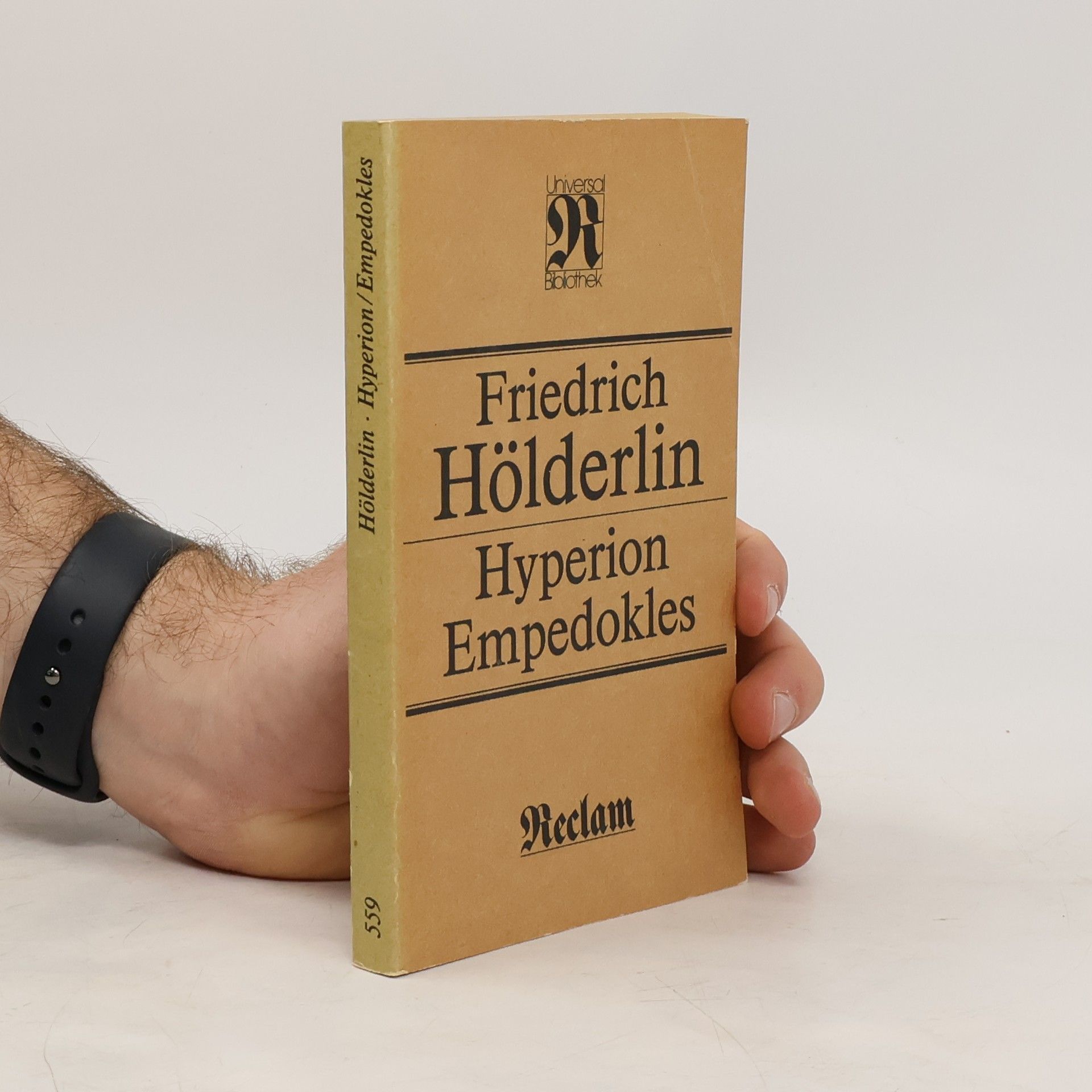 Friedrich Hölderlin Hyperion Empedokles