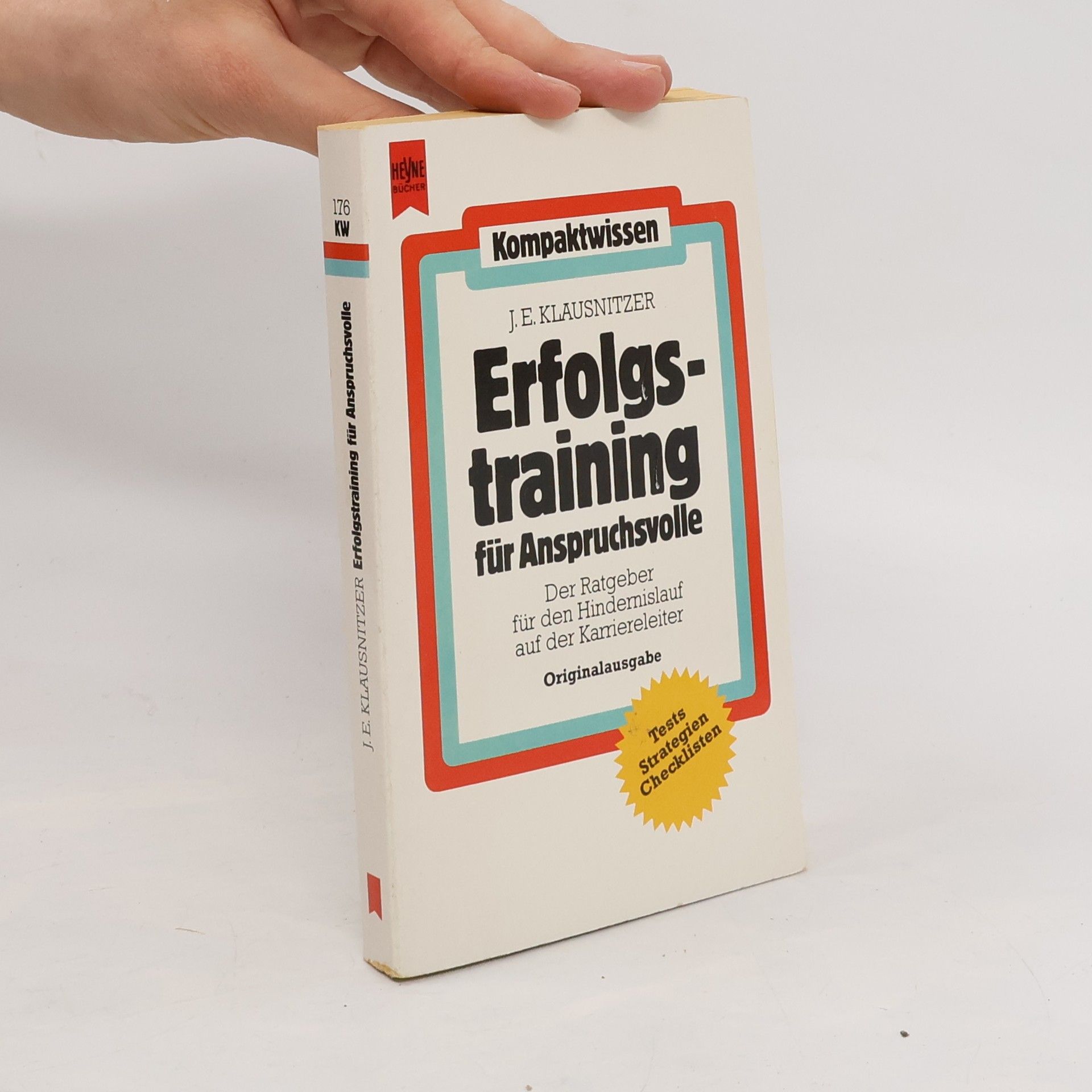 Josef E. Klausnitzer Erfolgstraining für Anspruchsvolle