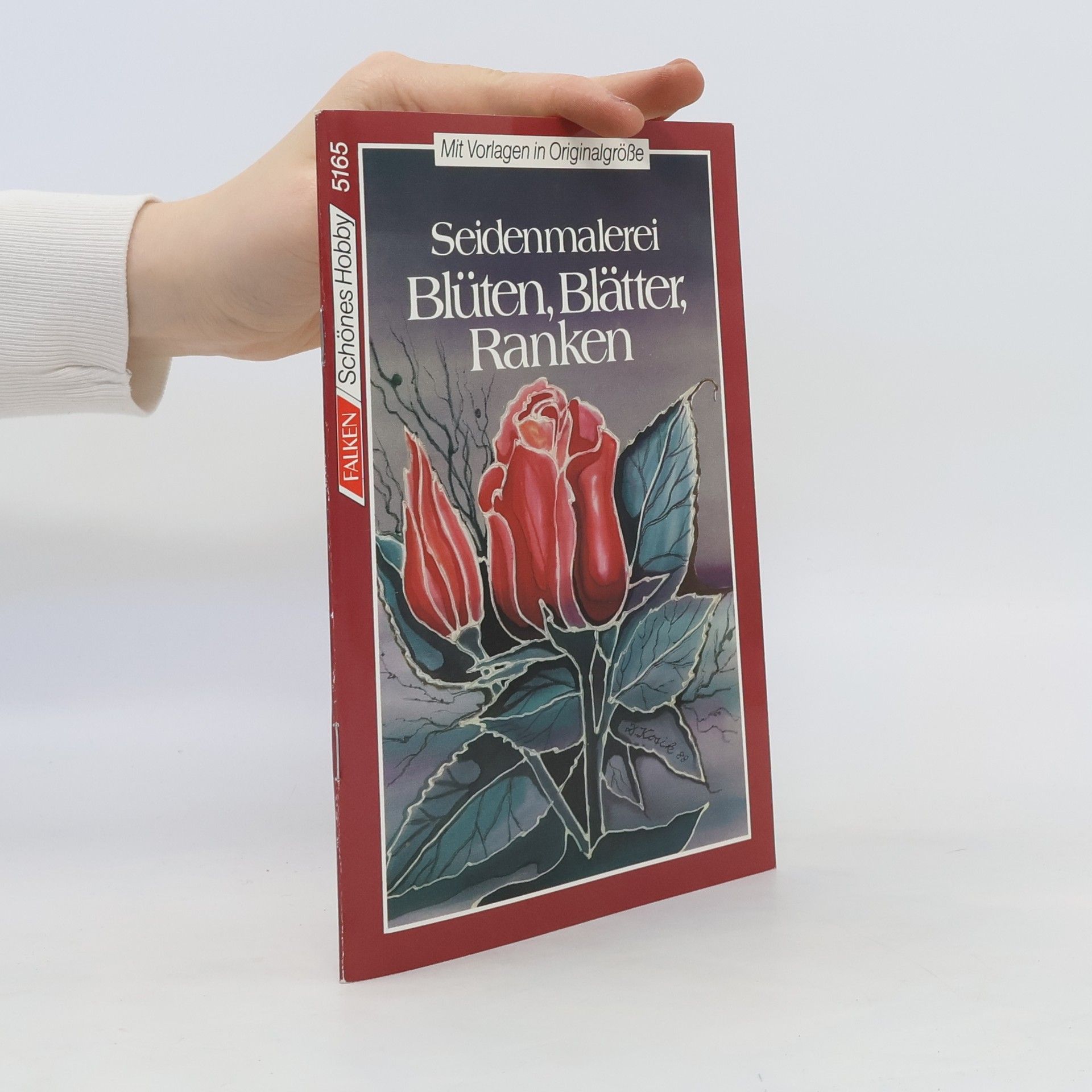 Daniela Kosik Seidenmalerei, Blüten, Blätter, Ranken