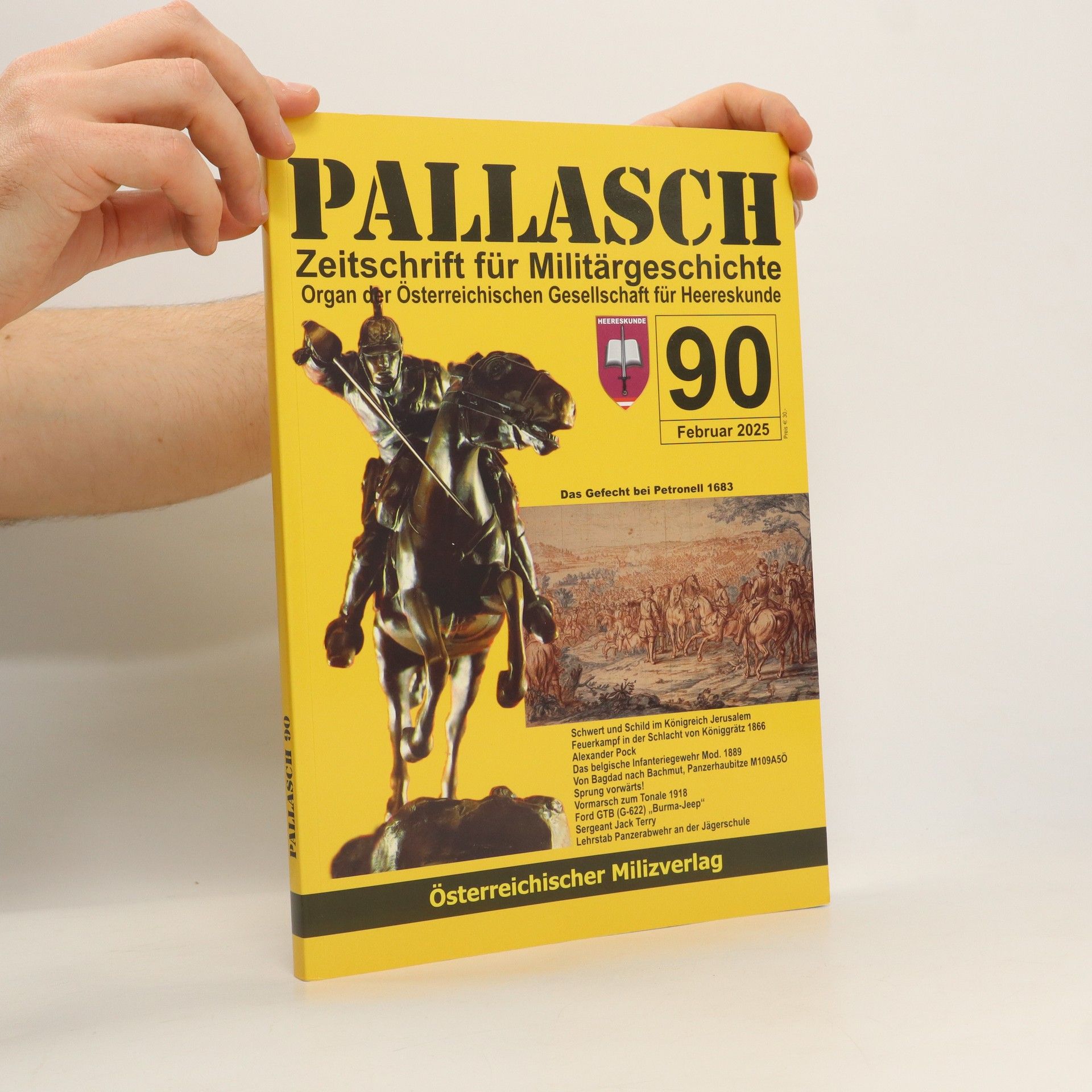 Autores varios Pallasch 90/2025. Zeitschrift für Militärgeschichte