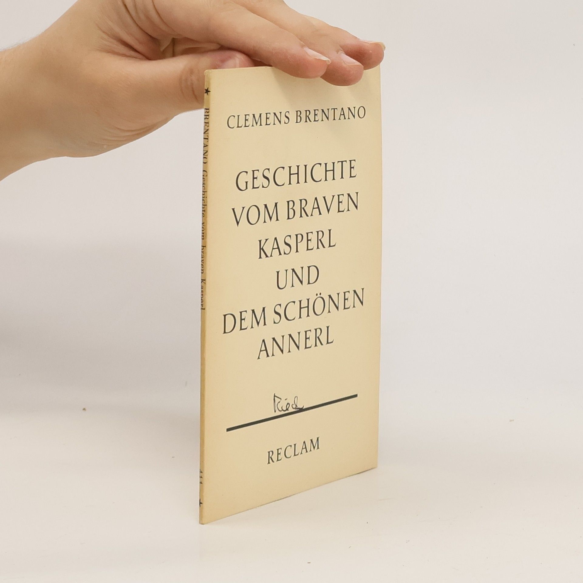 Clemens Brentano Geschichte vom braven Kasperl und dem schönen Annerl