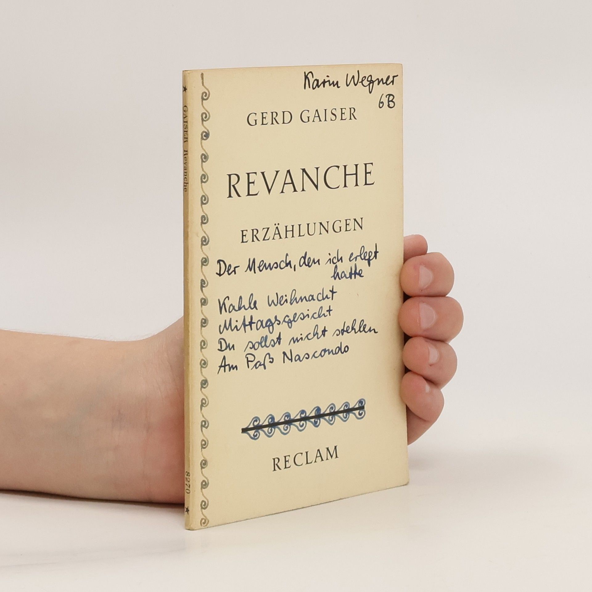Gerd Gaiser Revanche