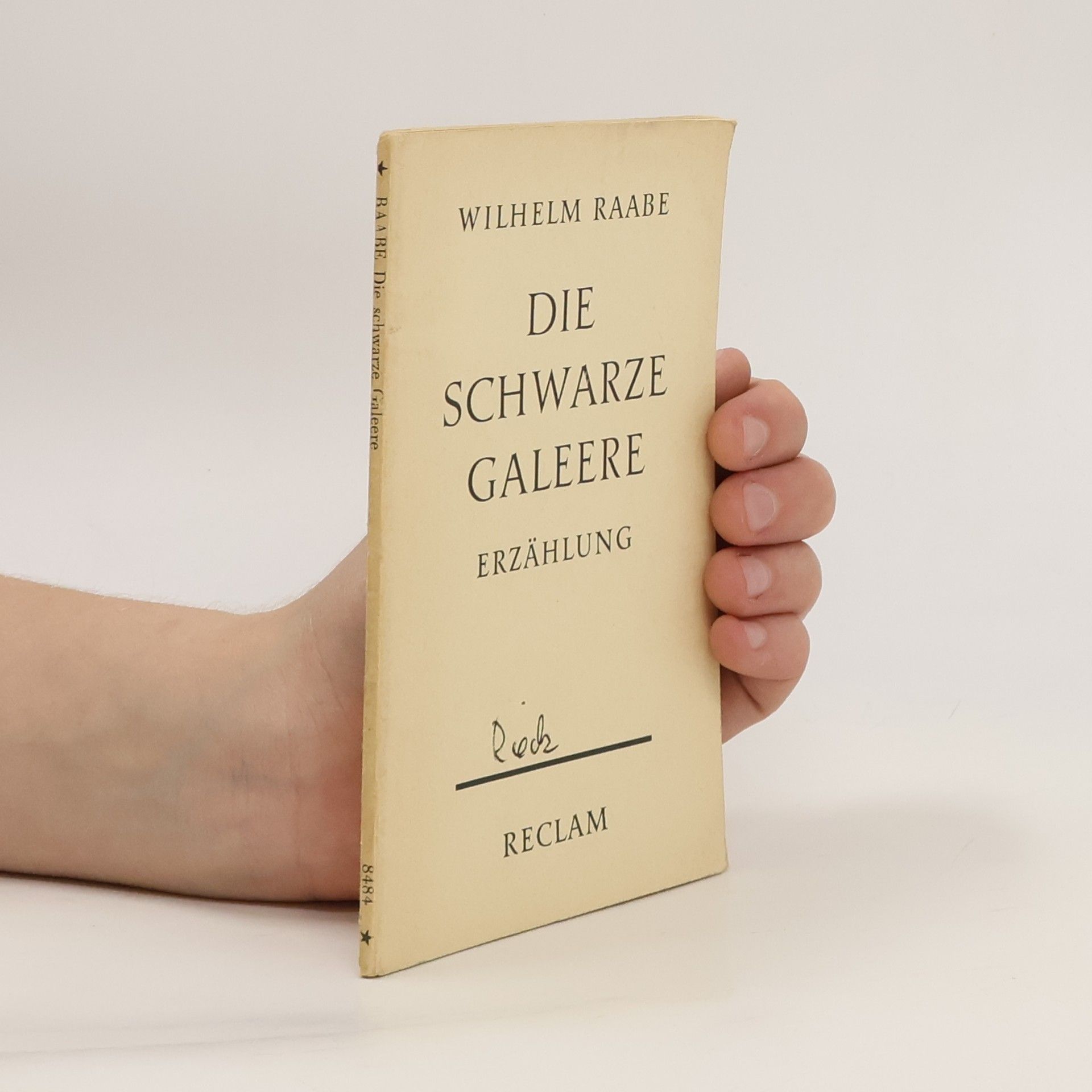 Wilhelm Raabe Die Schwarze Galeere Erzählung