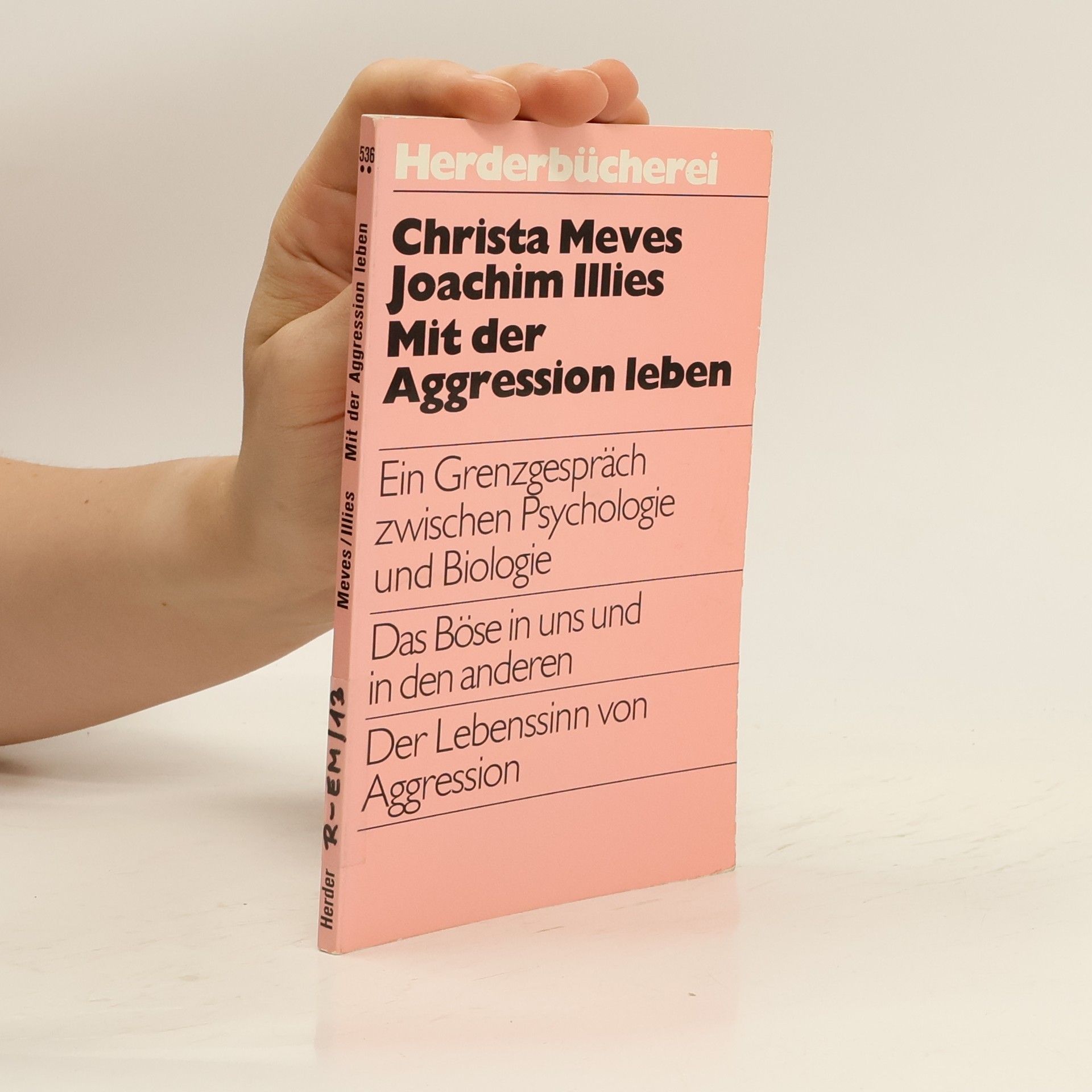 Christa Meves Mit der Aggression leben