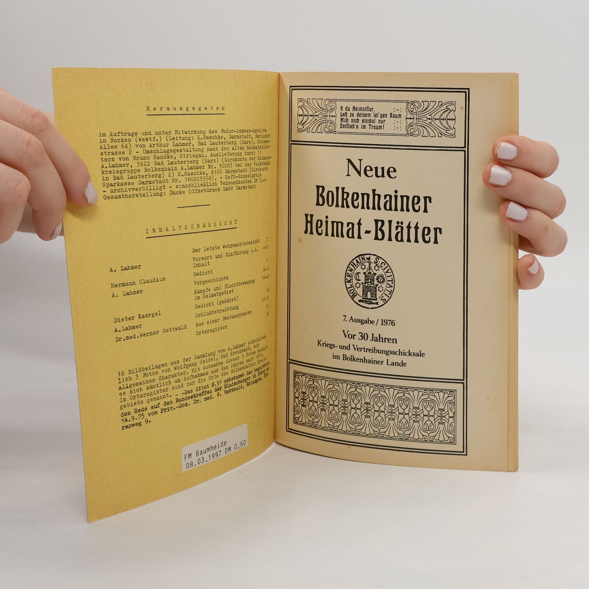 kolektiv Neue Bolkenhainer Heimat-Blätter 7