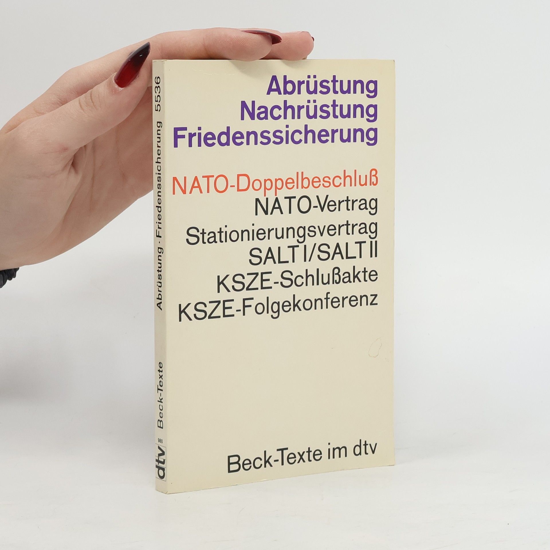 Ingo von Münch Abrüstung - Nachrüstung - Friedenssicherung
