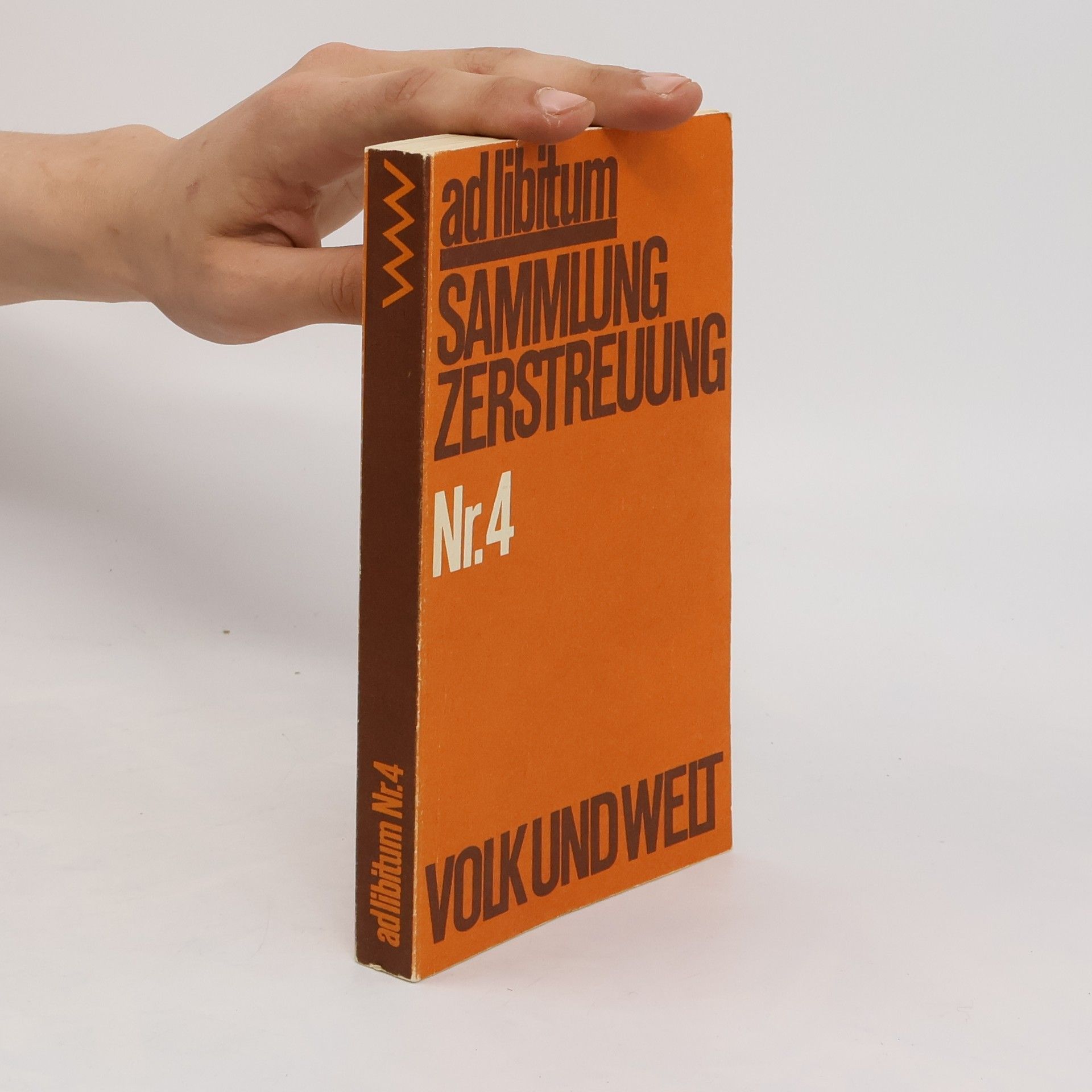 kolektiv Ad libitum. Sammlung Zerstreuung. Nr. 4