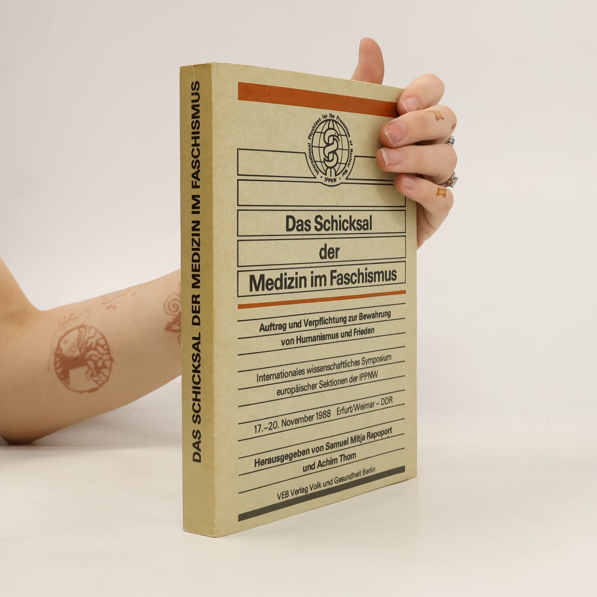 Samuel Mitja Rapoport Das Schicksal der Medizin im Faschismus