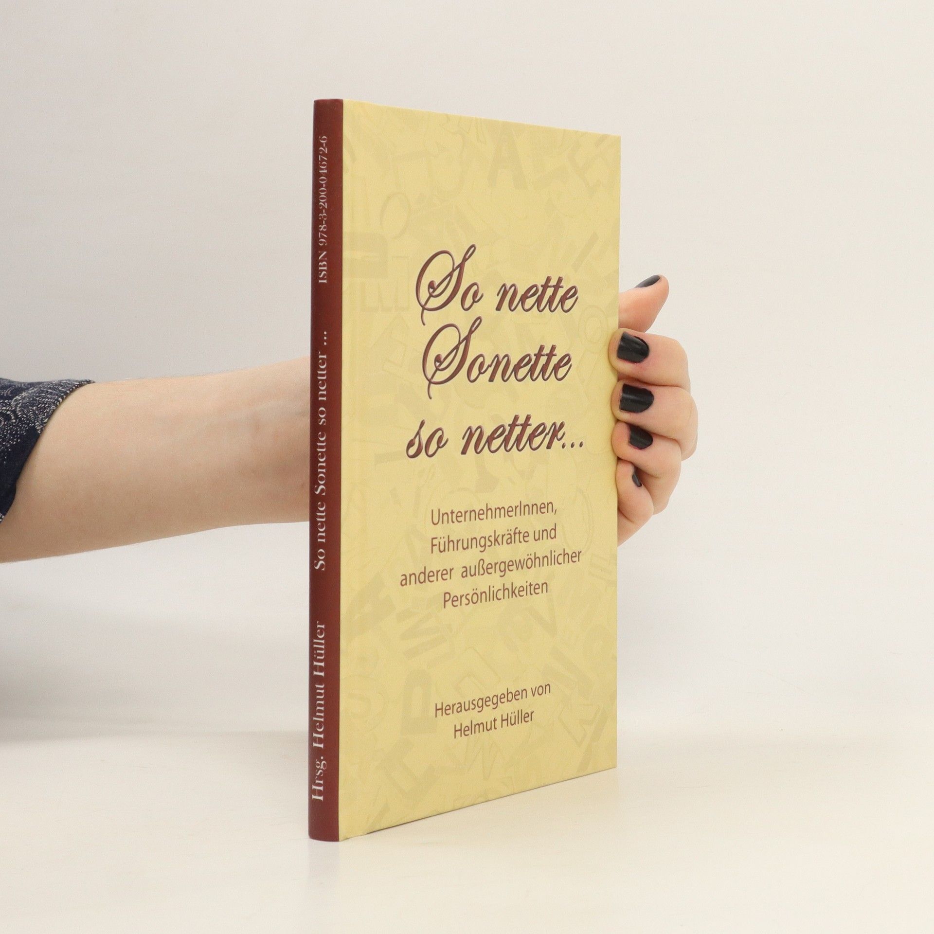 Helmut Hüller So nette Sonette so netter...