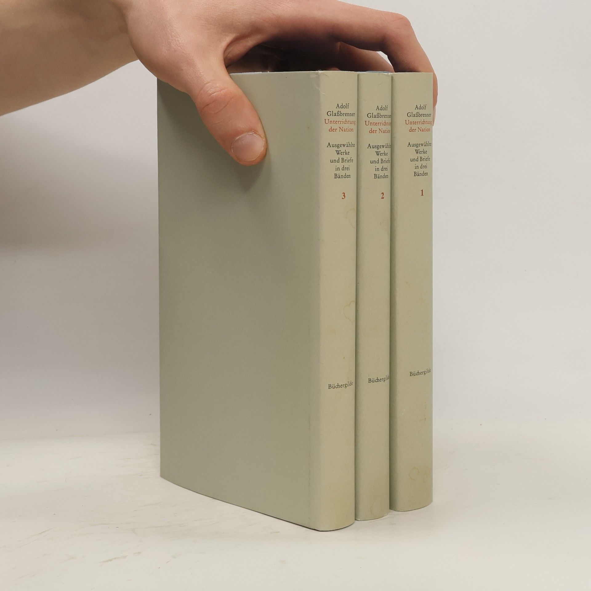 Adolf Glassbrenner Unterrichtung der Nation 1-3