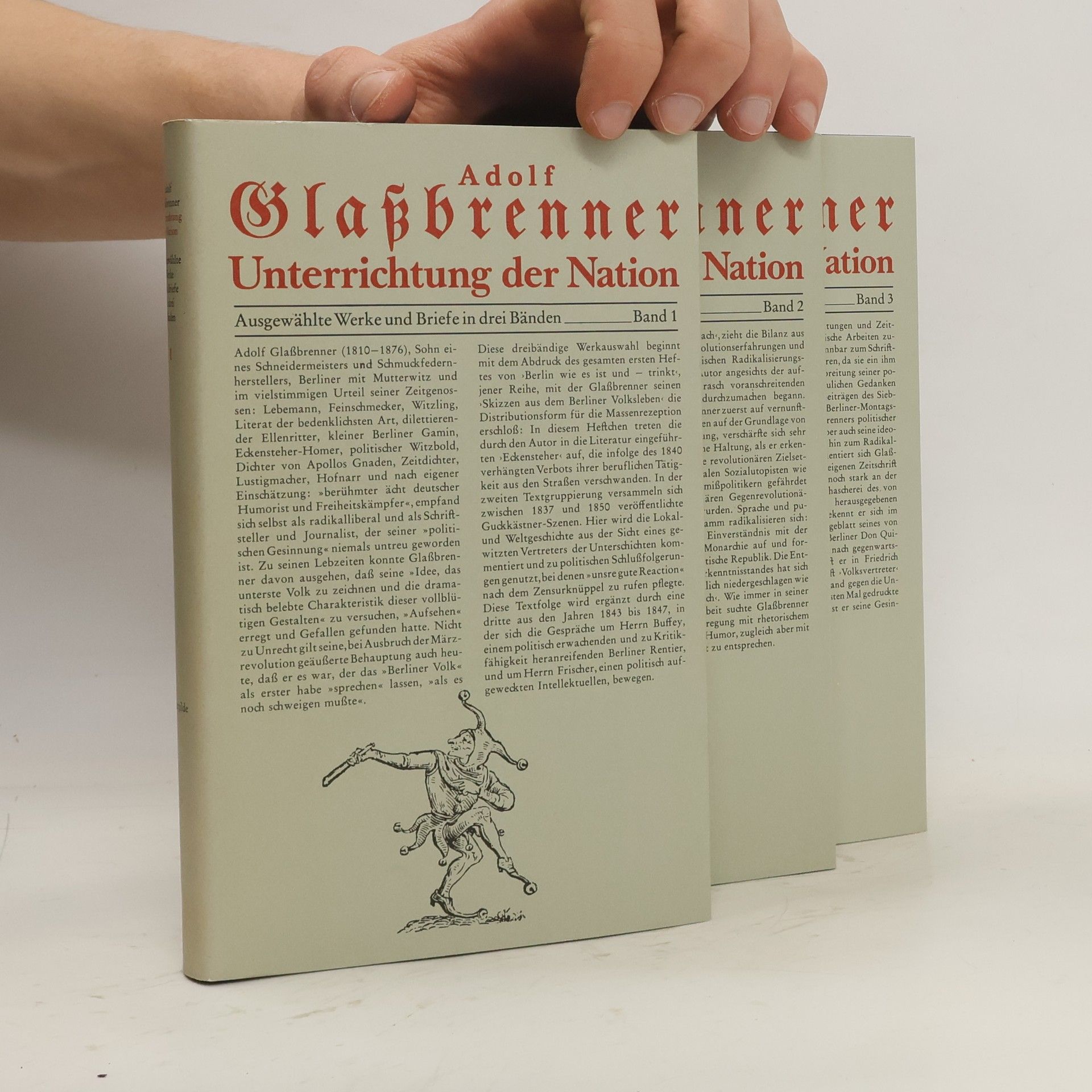Adolf Glassbrenner Unterrichtung der Nation 1-3