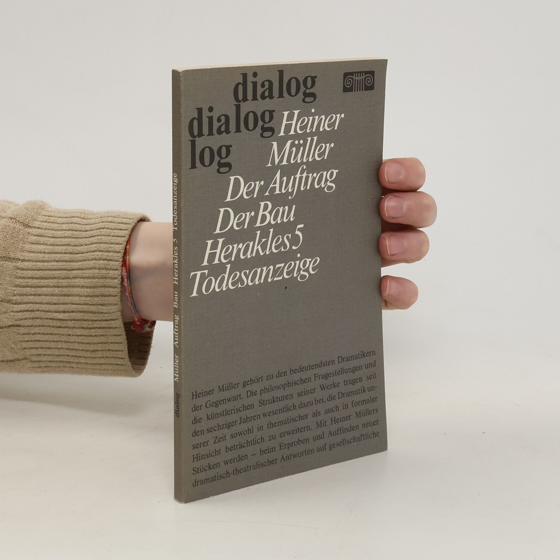 Heiner Müller Der Auftrag. Der Bau. Herakles 5. Todesanzeige