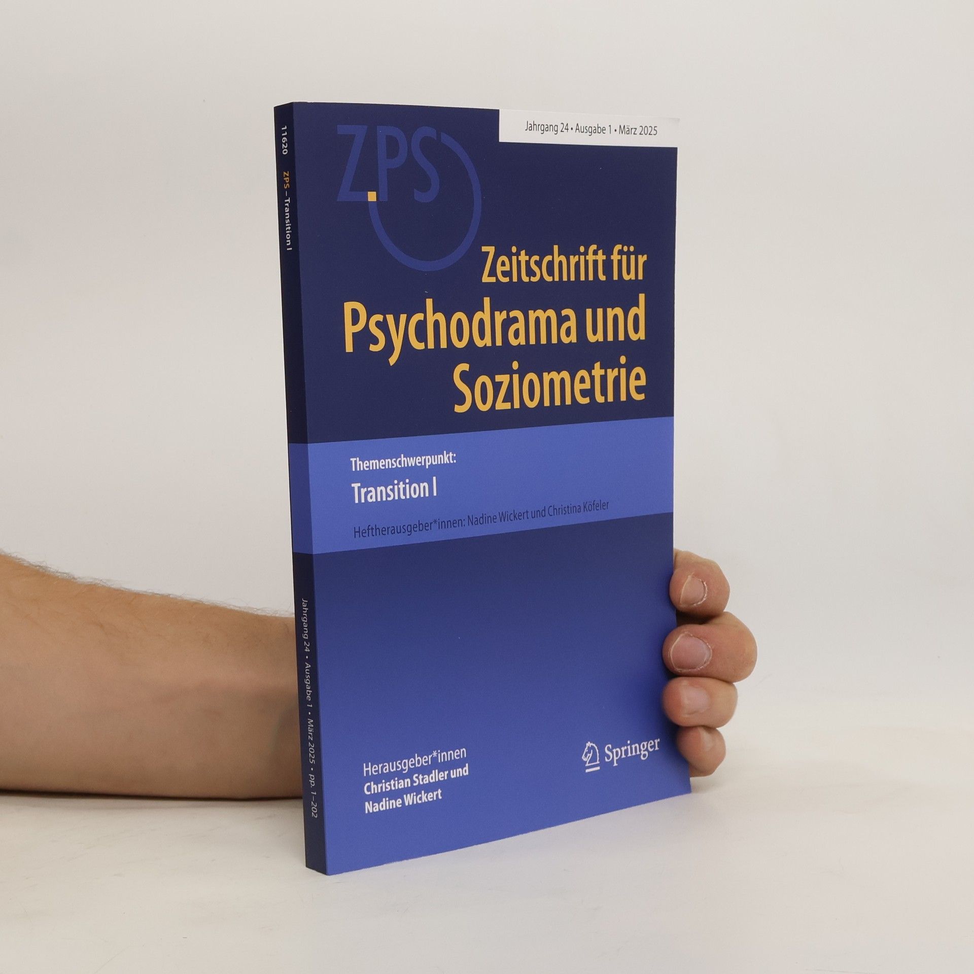 Autorenkollektiv Zeitschrift für Psychodrama und Soziometrie 1/2025. Transition I