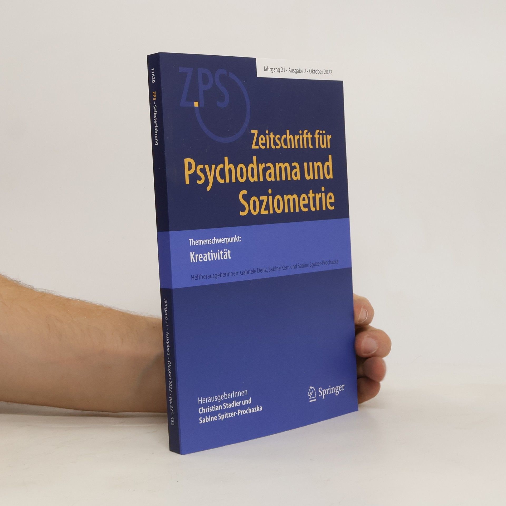 Christian Stadler Zeitschrift für Psychodrama und Soziometrie 2/2022: Kreativität
