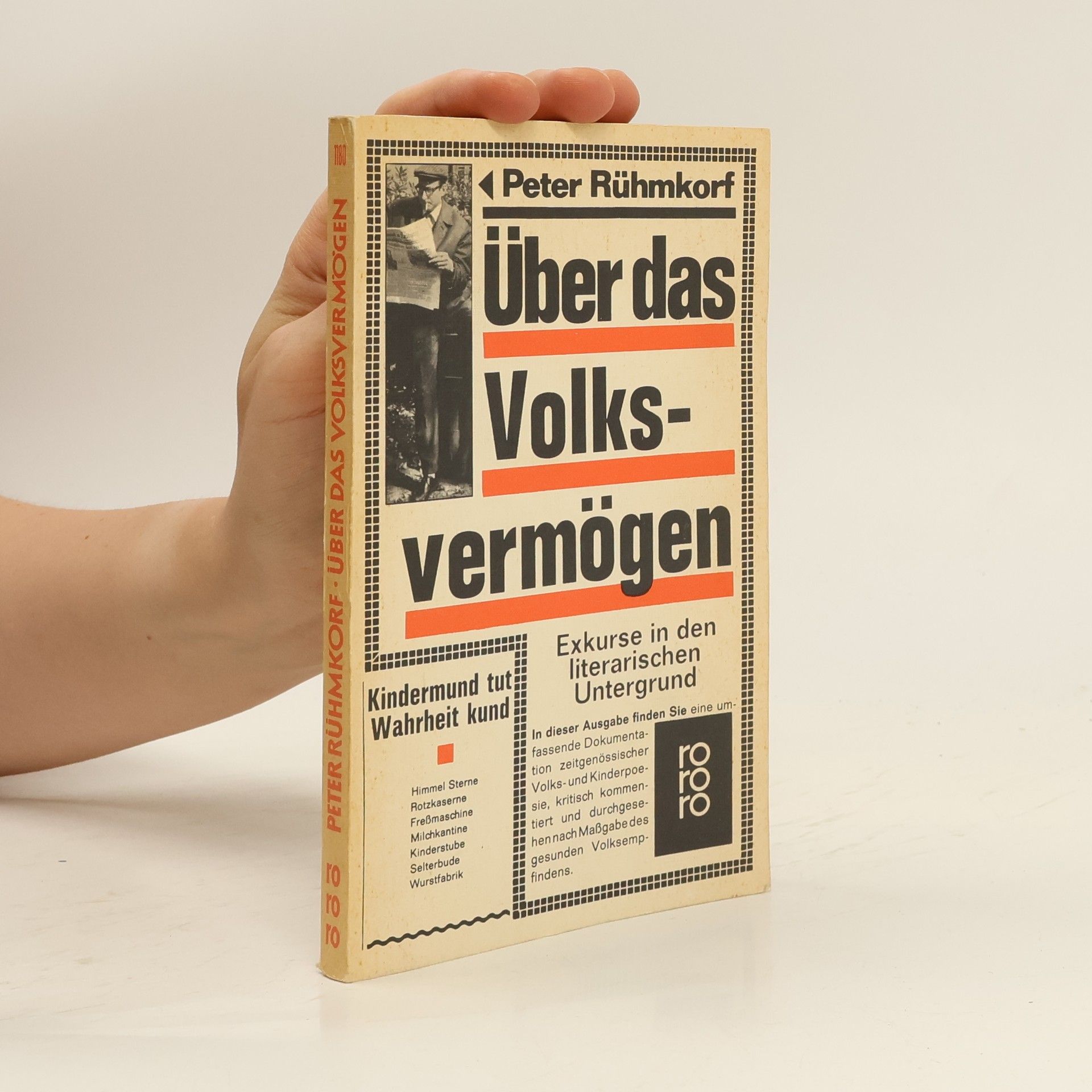 Peter Rühmkorf Über das Volksvermögen
