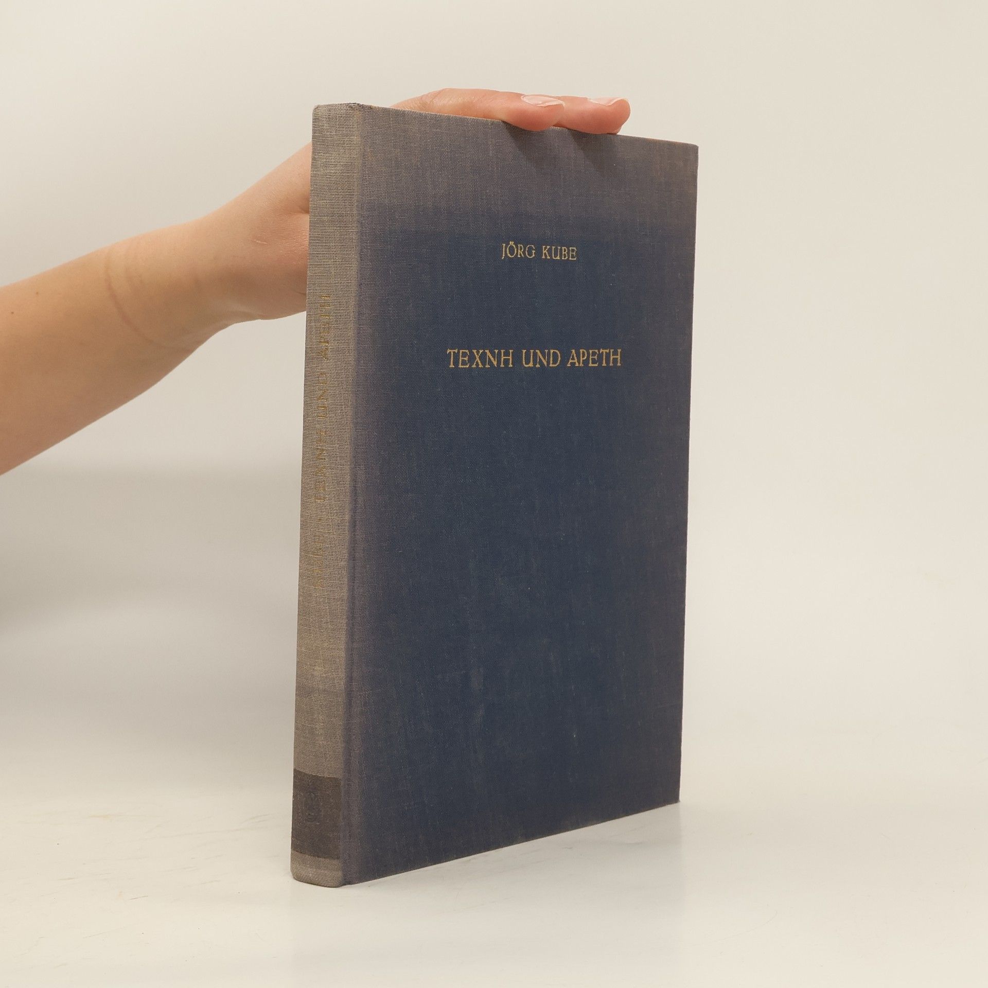 Jörg Kube Texnh und Apeth. Sophistisches und Platonisches Tugendwissen