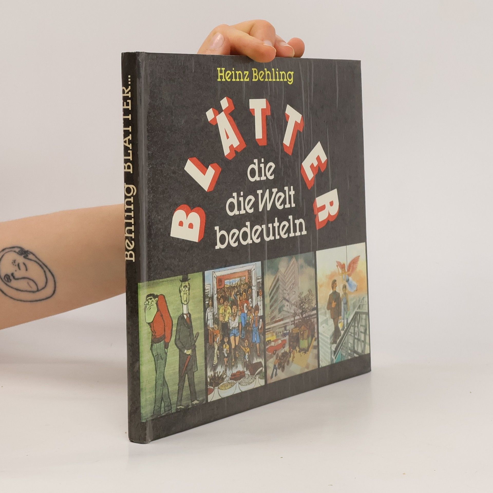 Hans Behling Bläter die die Welt bedeuteln