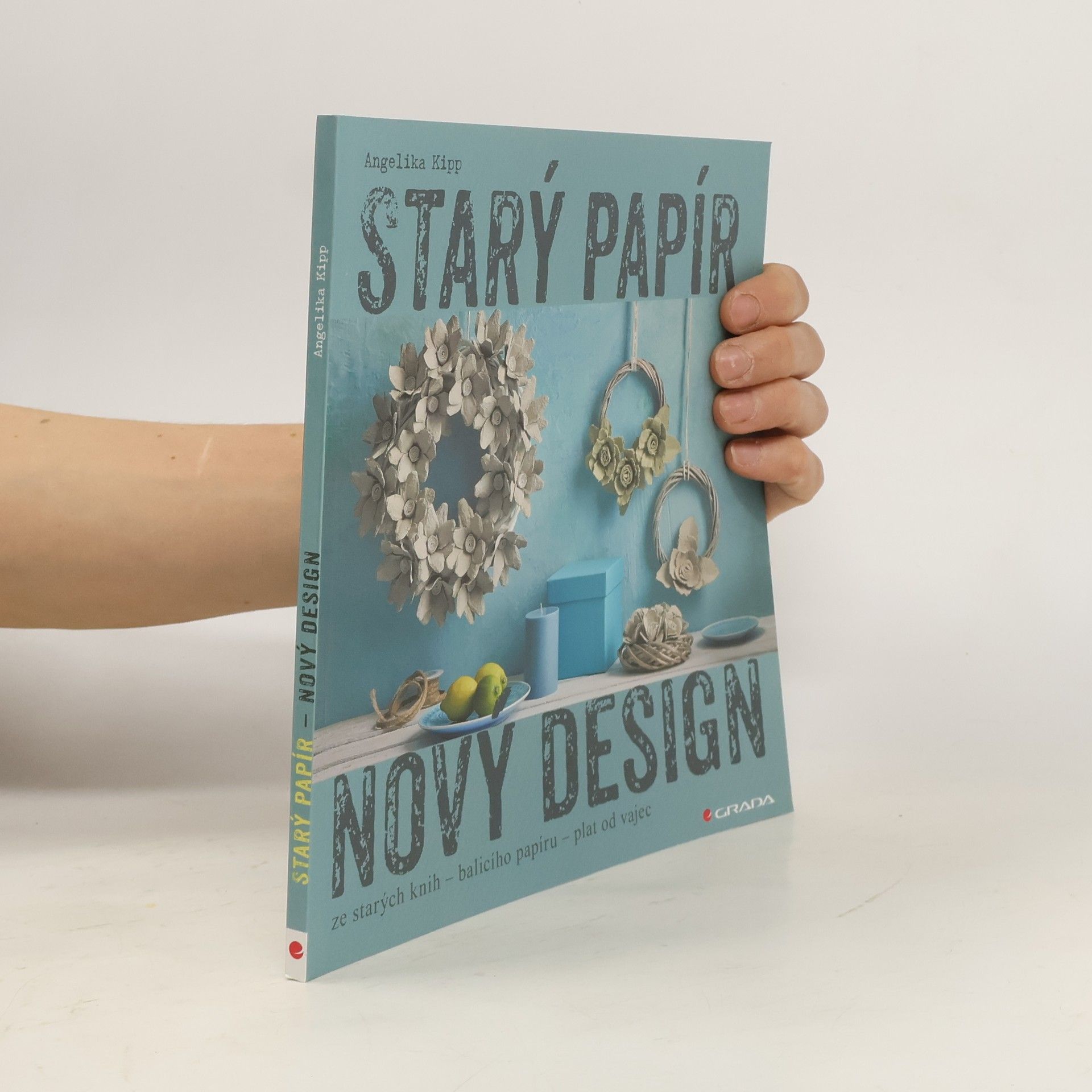 Angelika Kipp Starý papír - nový design: Ze starých knih, balicího papíru, plat od vajec