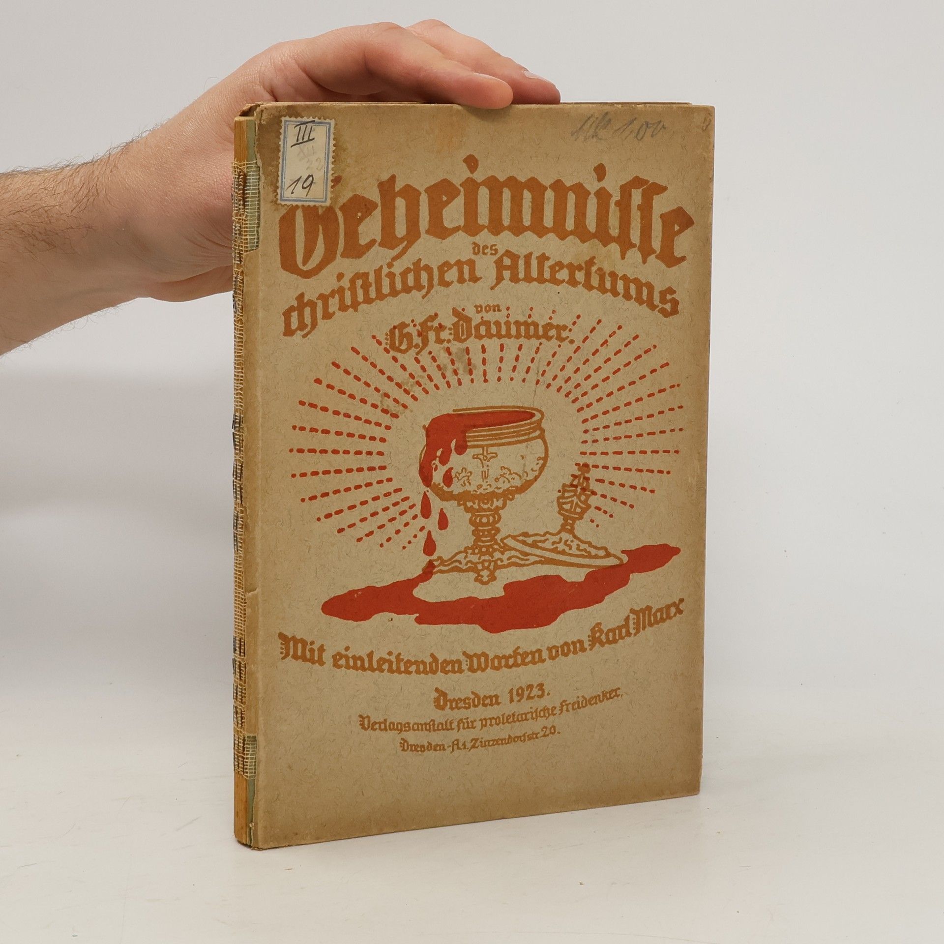 Georg Friedrich Daumer Geheimnisse des christlichen Altertums