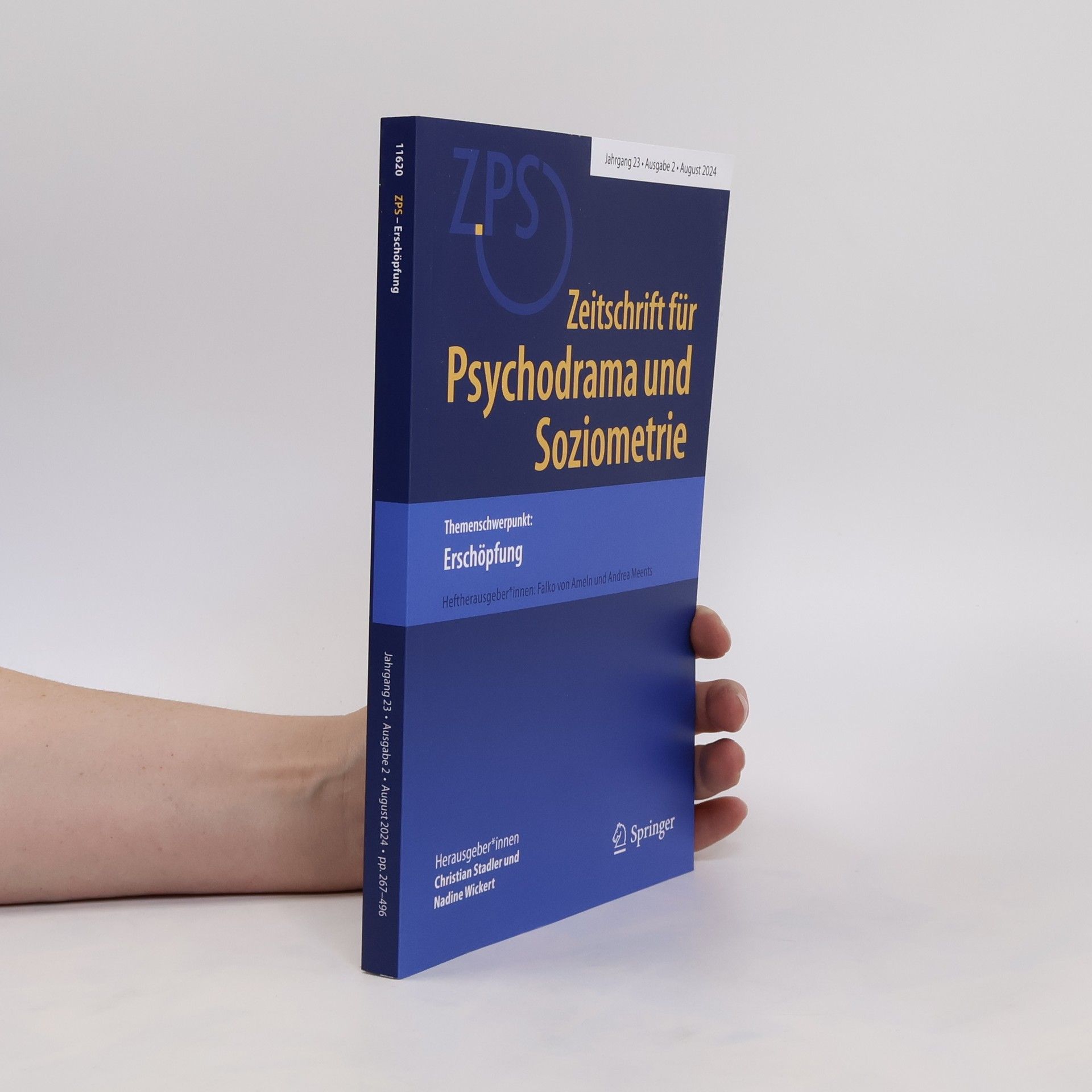 Autorenkollektiv Zeitschrift für Psychodrama und Soziometrie 8/2024. Erschöpfung