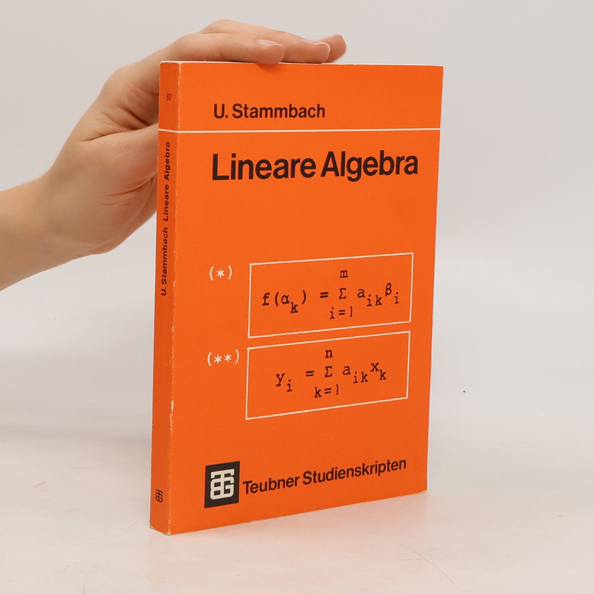 Urs Stammbach Lineare Algebra