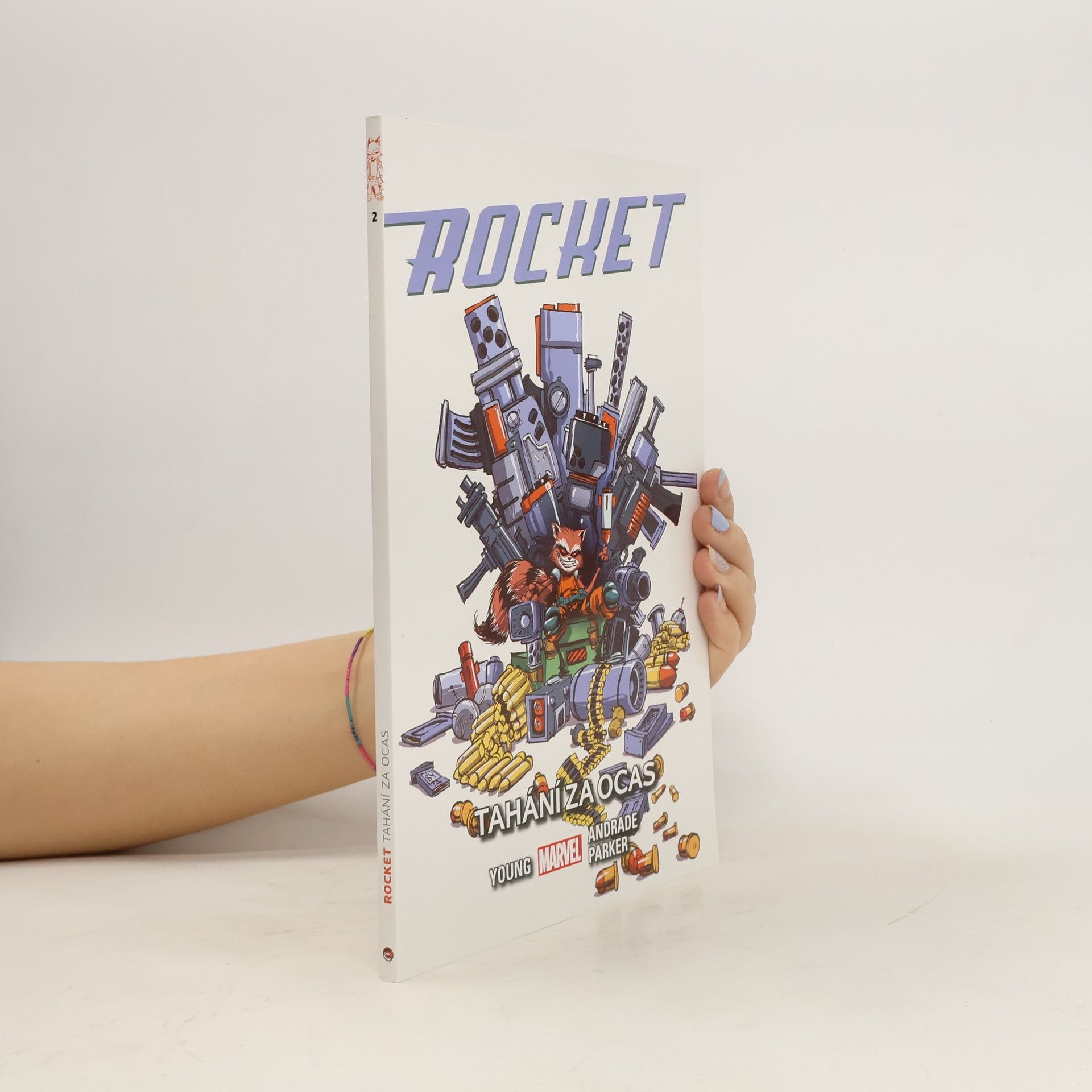 Skottie Young Rocket -  Tahání za ocas