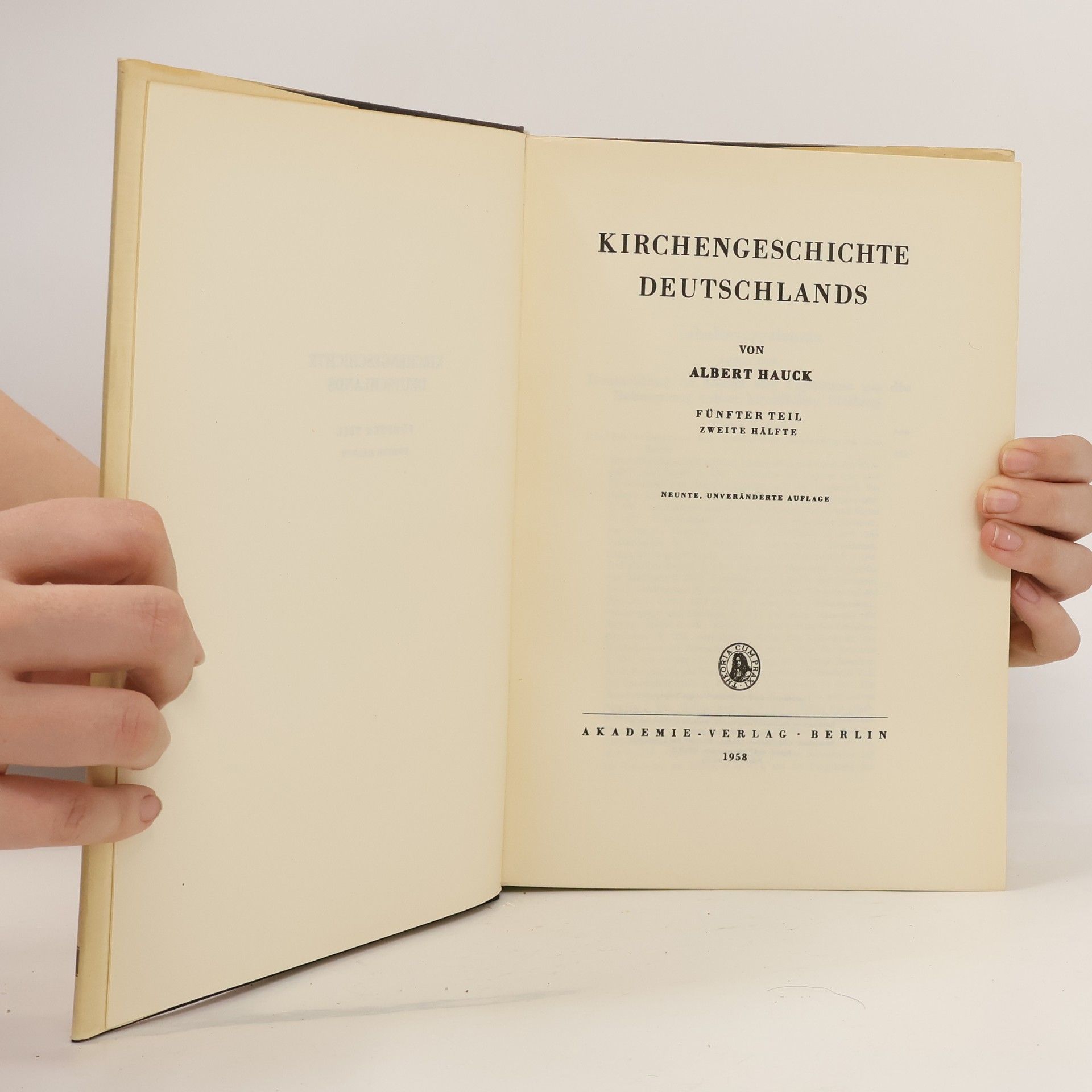 Albert Hauck Kirchengeschichte Deutschlands. 5Teil