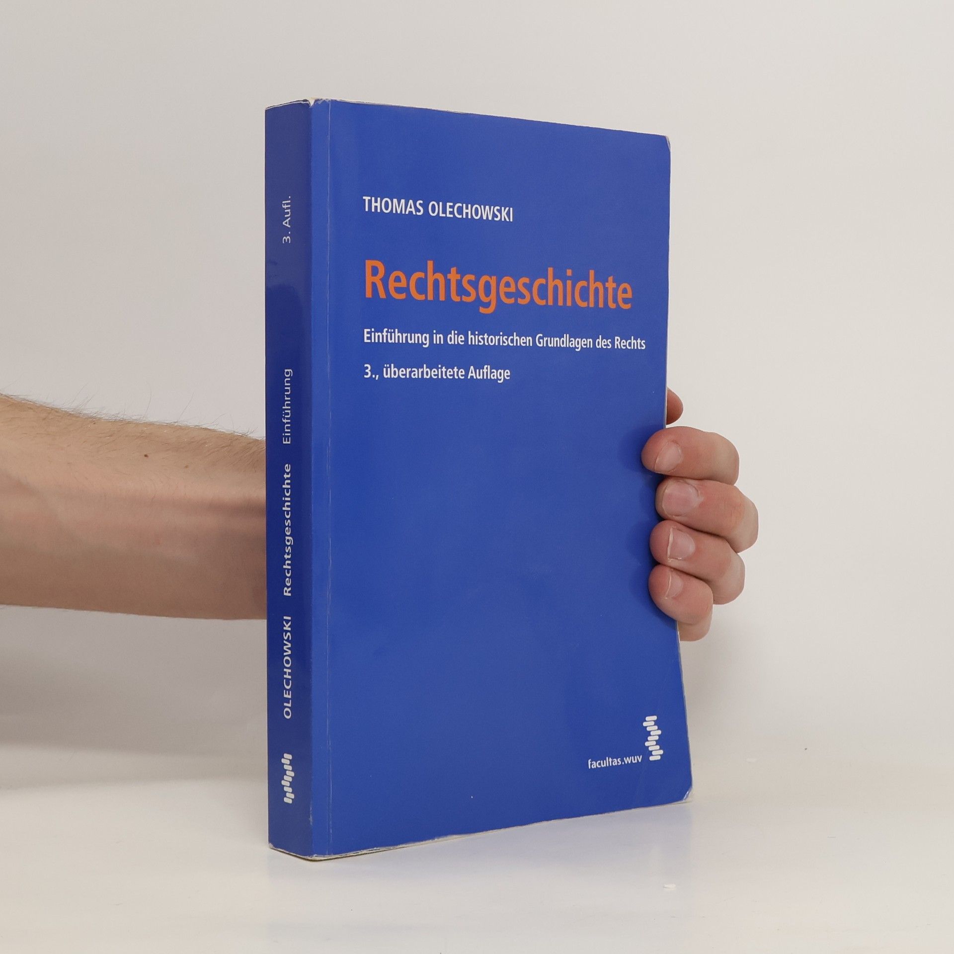 Thomas Olechowski Rechtsgeschichte