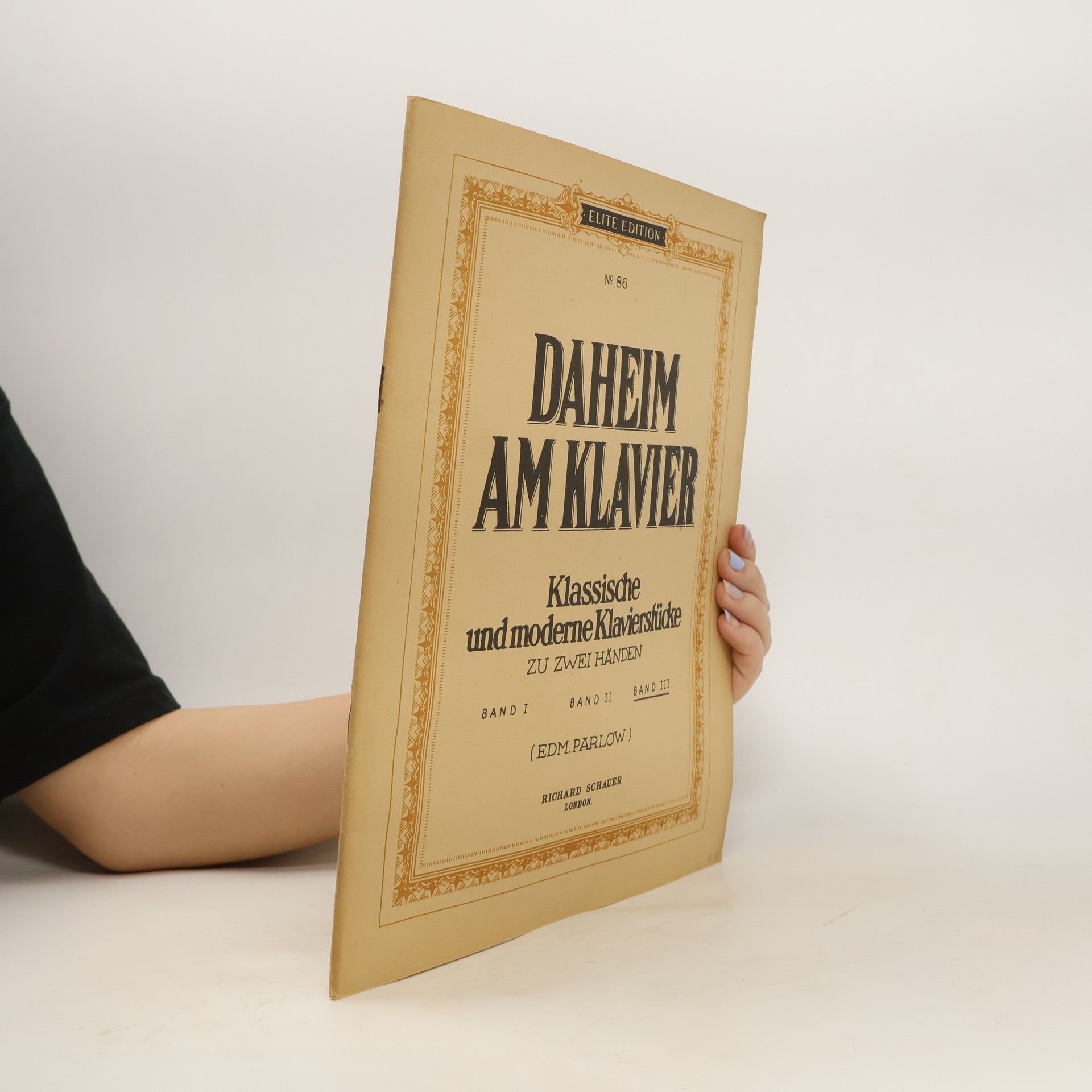 Edmund Parlow Daheim am Klavier III.