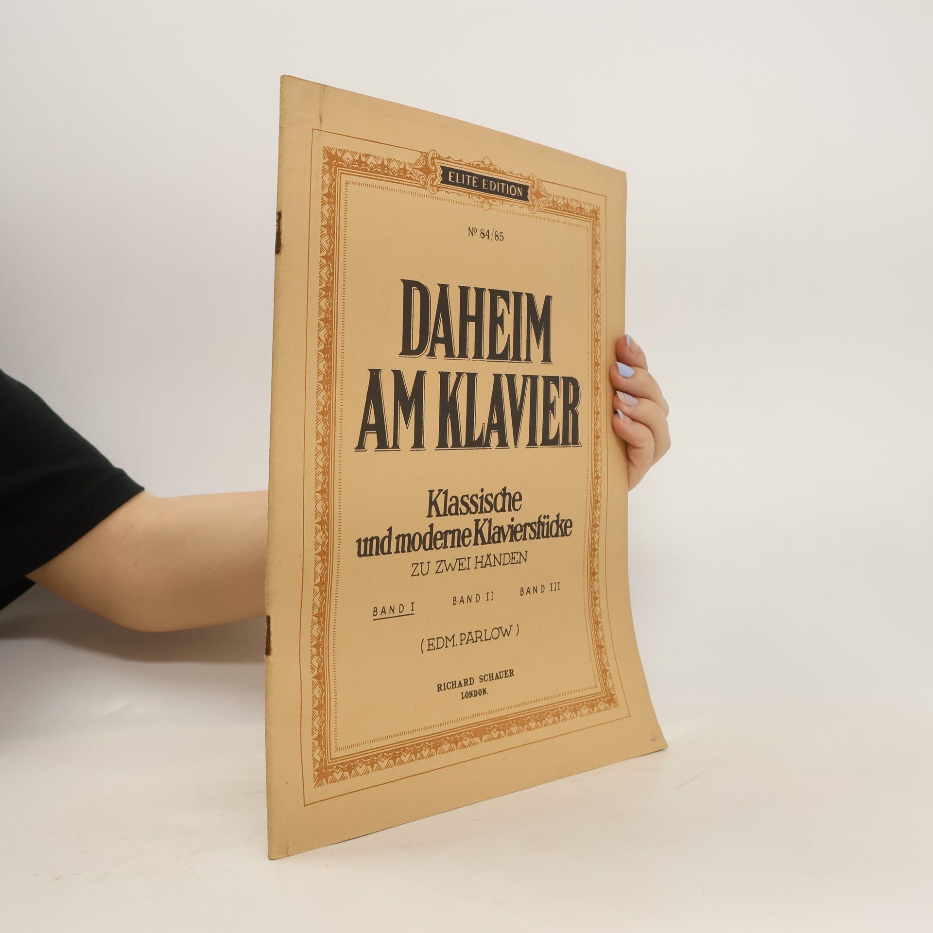 Edmund Parlow Daheim am Klavier I.