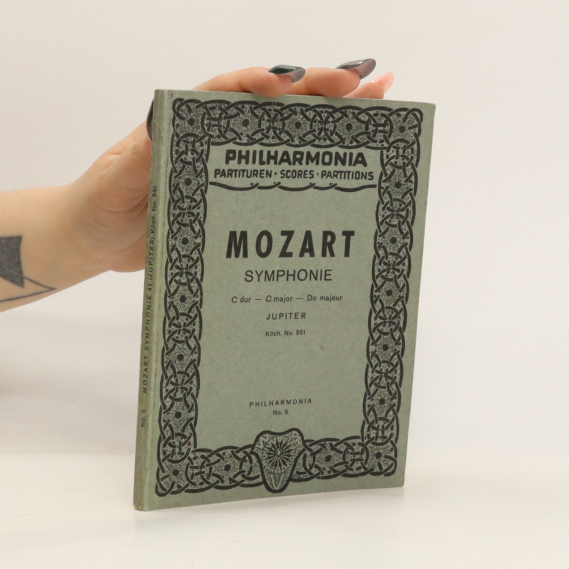 Wolfgang Amadeus Mozart Mozart Symphonie C dur - Cmajor - Do majeur. Jupiter. Köch. No 551