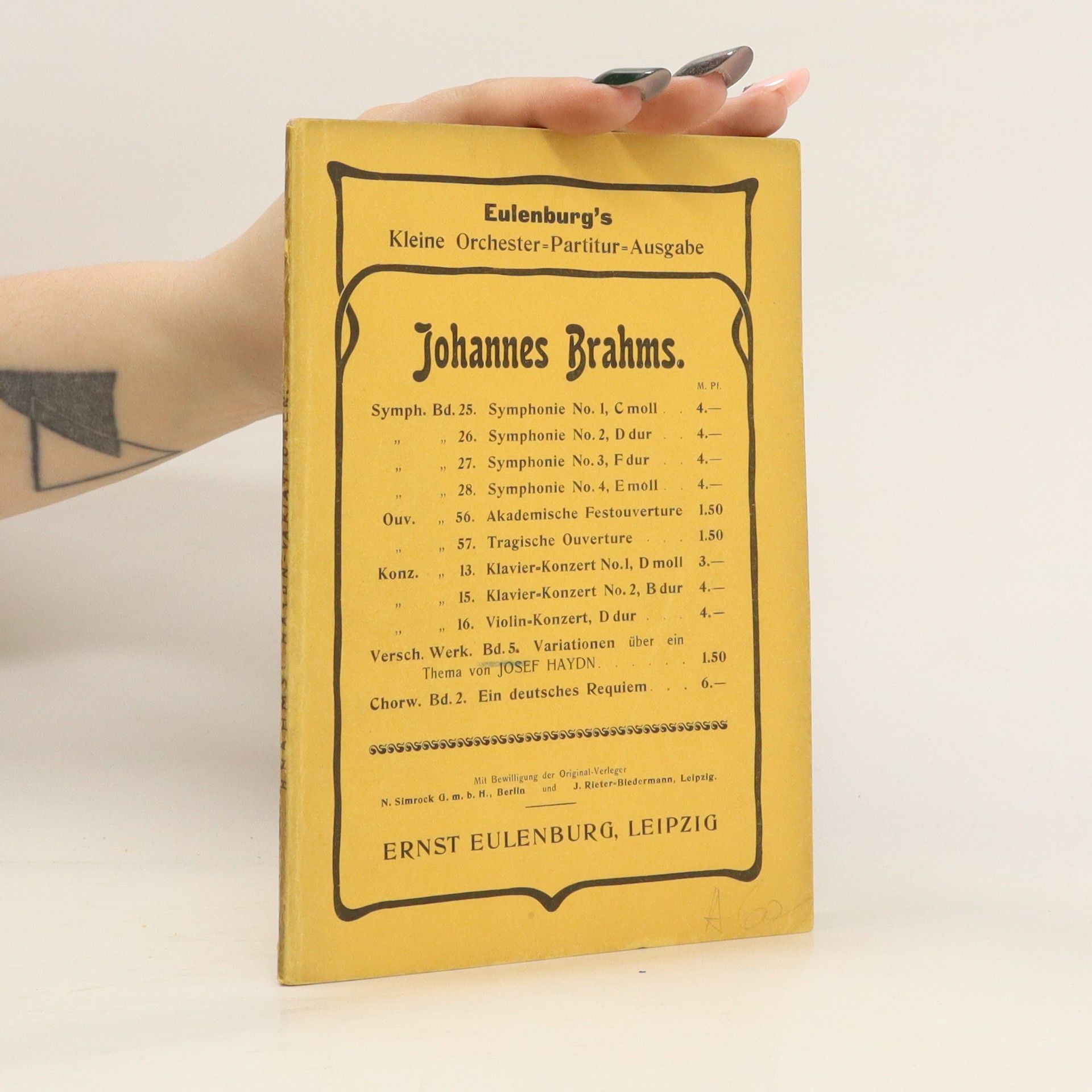 Autorenkollektiv Johannes Brahms.