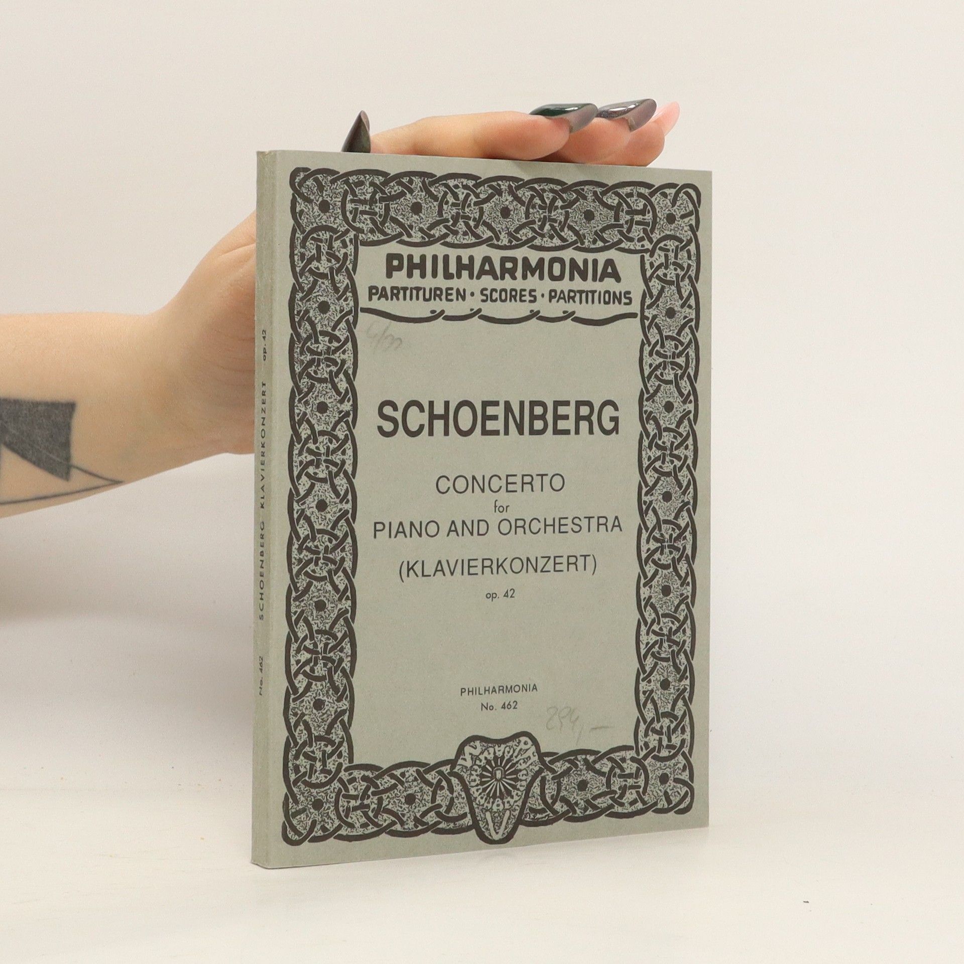Arnold Schönberg Schoenberg. Concerto for Piano and Orchestra