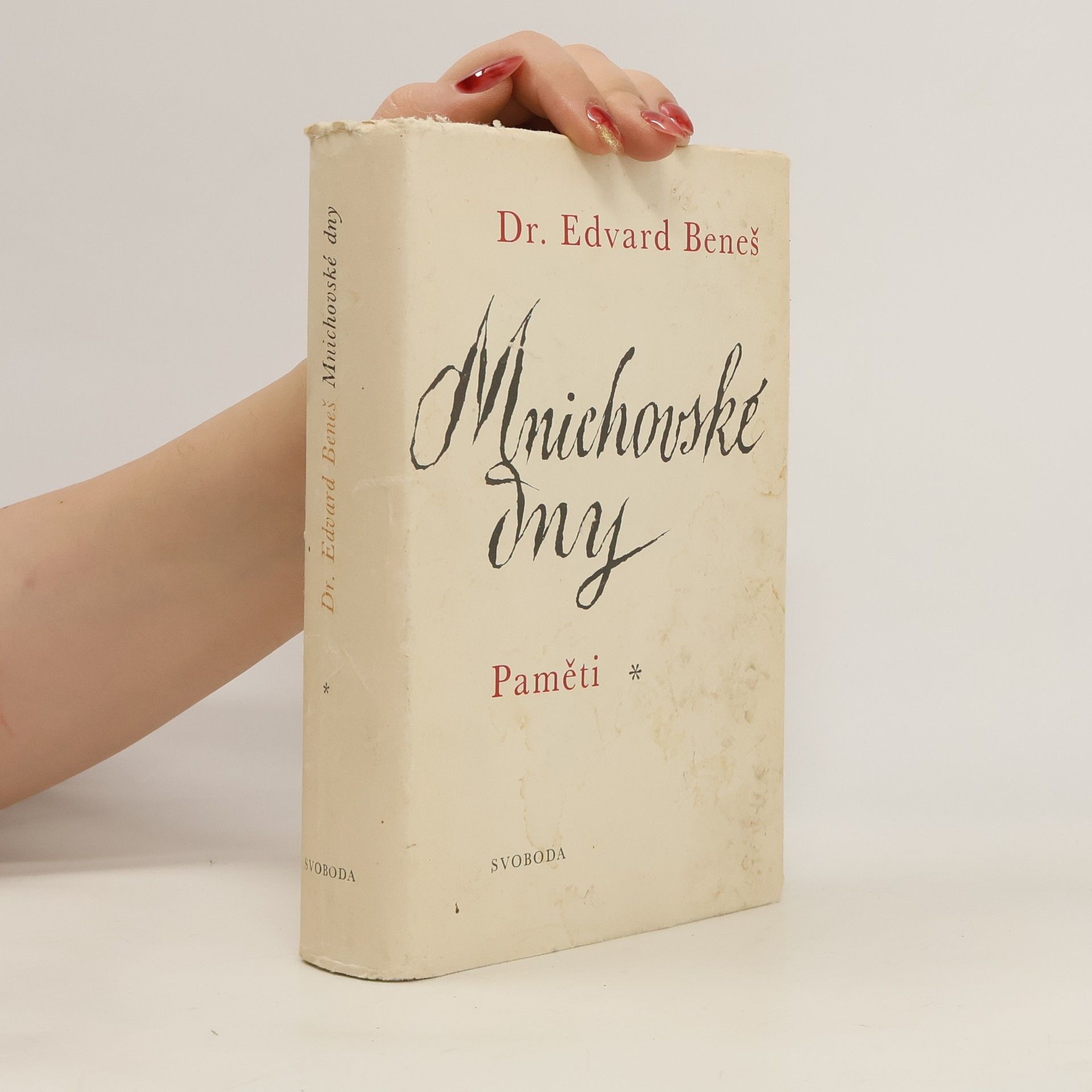 Edvard Beneš Mnichovské dny