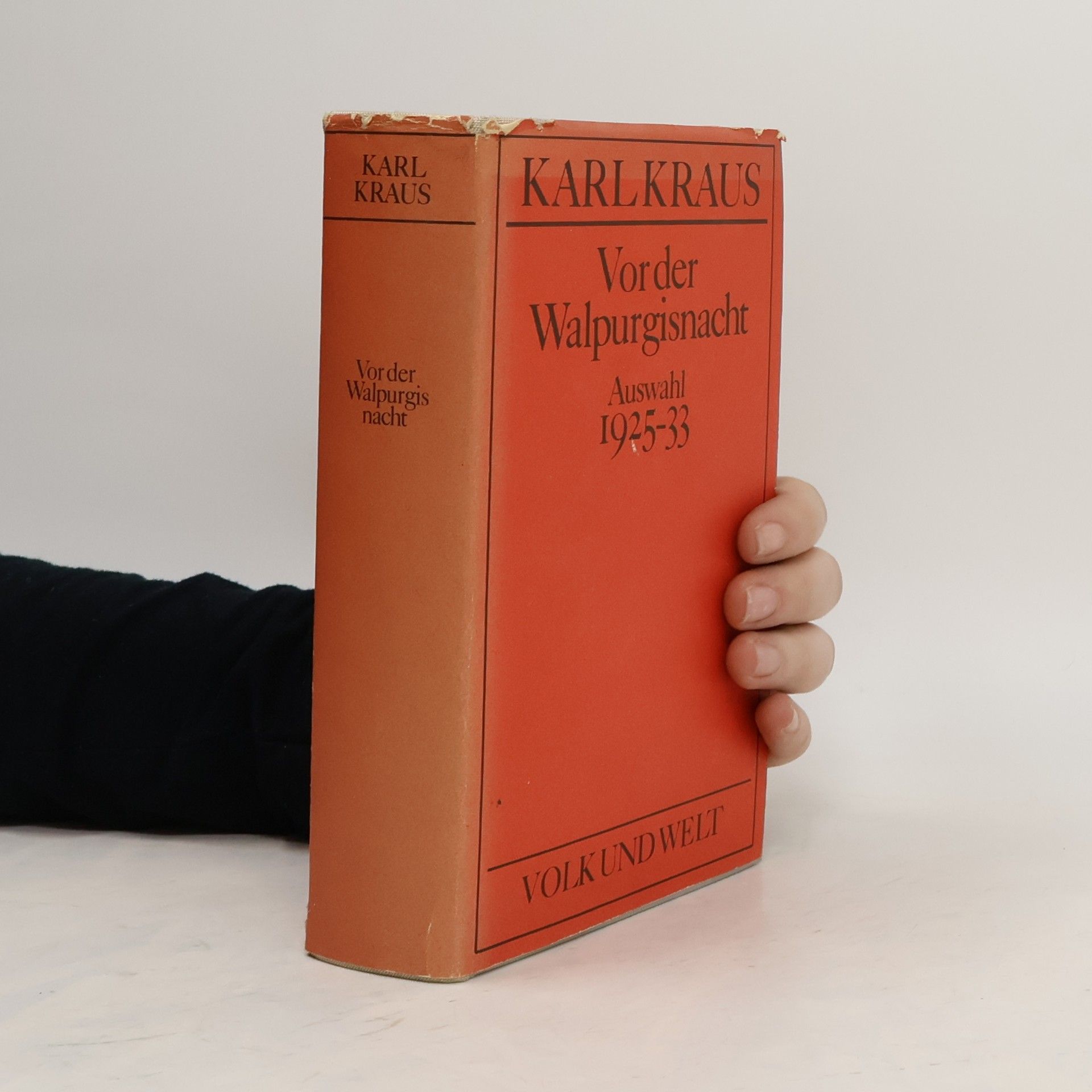 Karel Kraus Vor der Walpurgisnacht Auswahl 1925-33