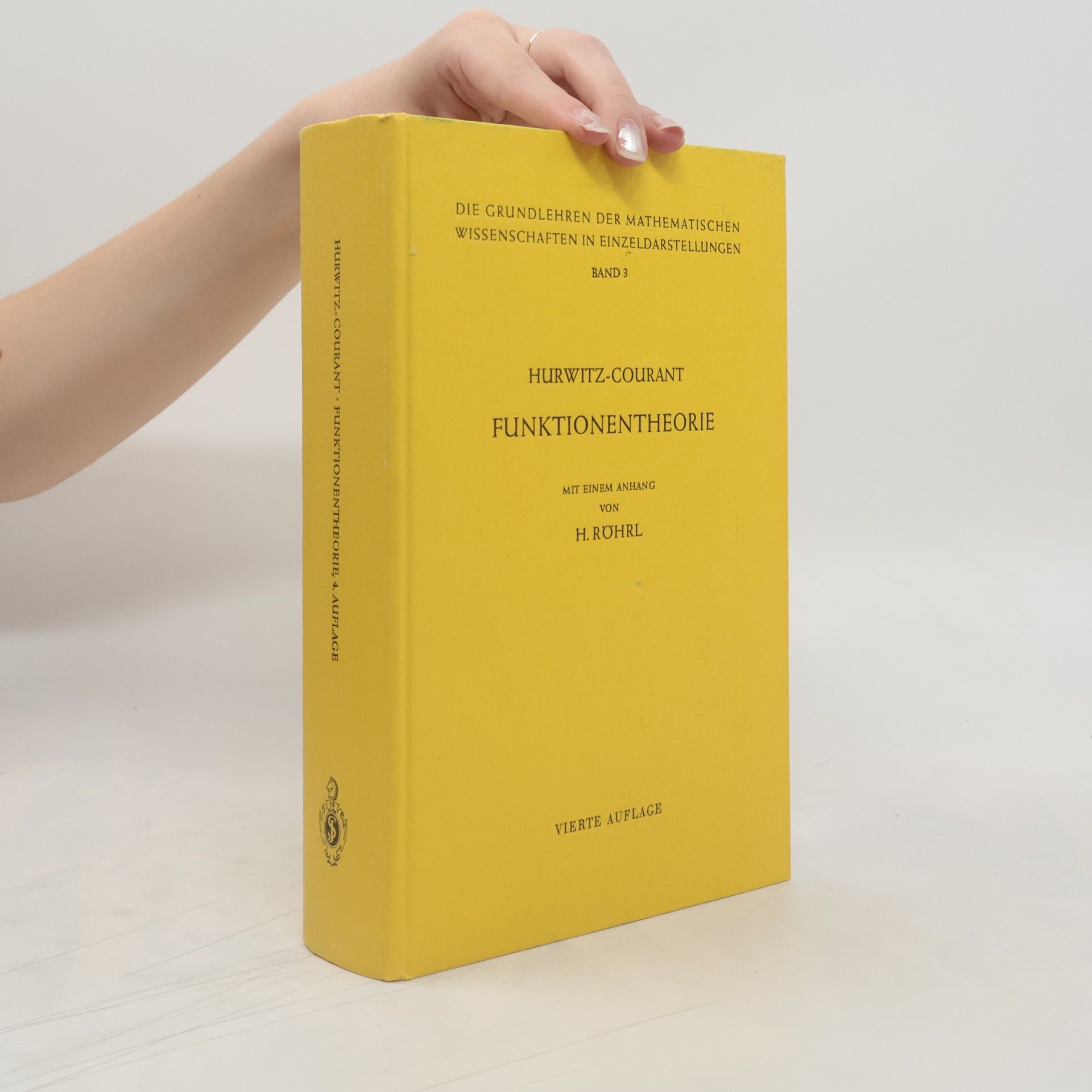 Collectif d'auteurs Hurwitz - Courant Funktionentheorie band 3