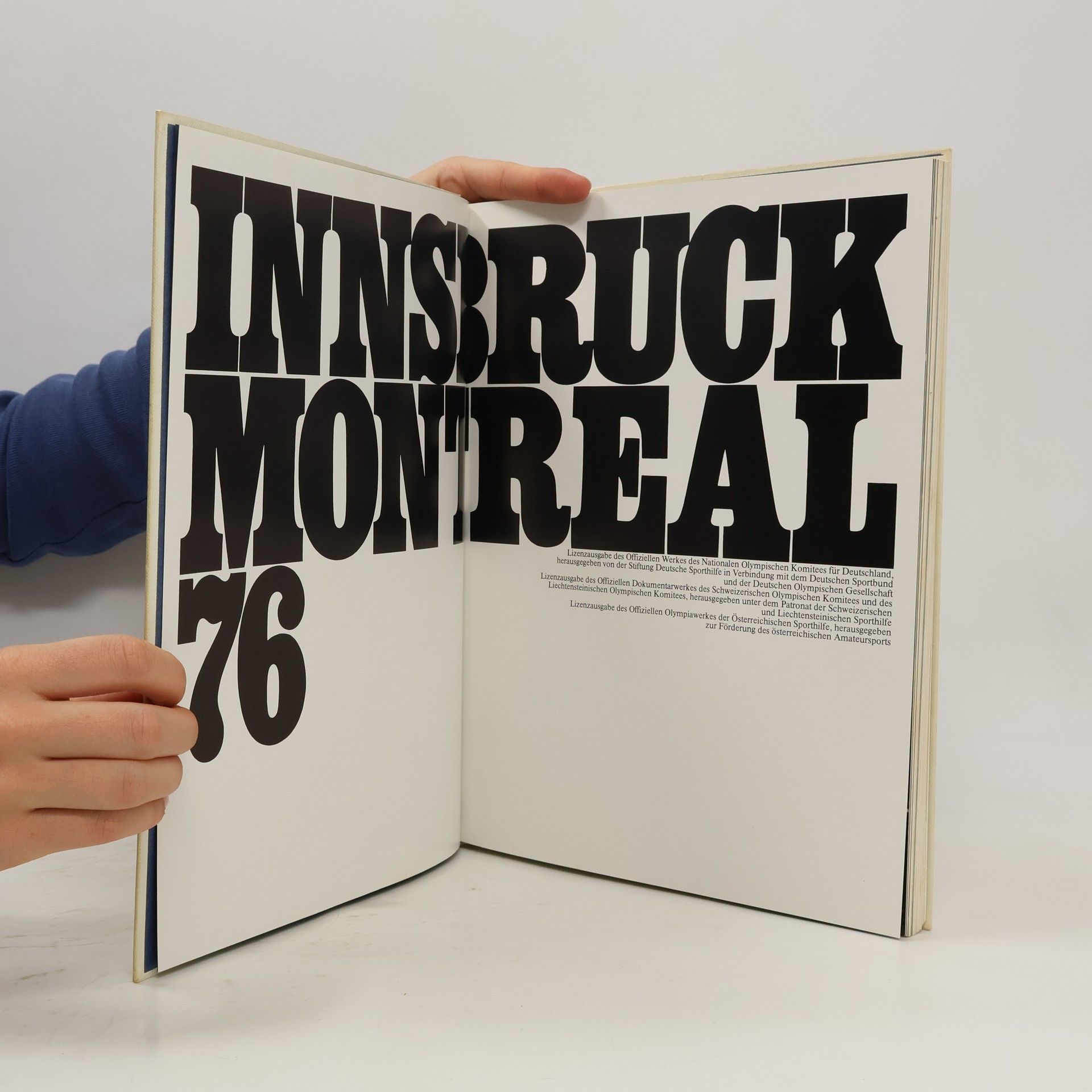 Kolektiv autorů Innsbruck Montreal 1976. Das Erlebnisbuch unserer Olympiamannschaft vollständige Chronik mit allen Siegern