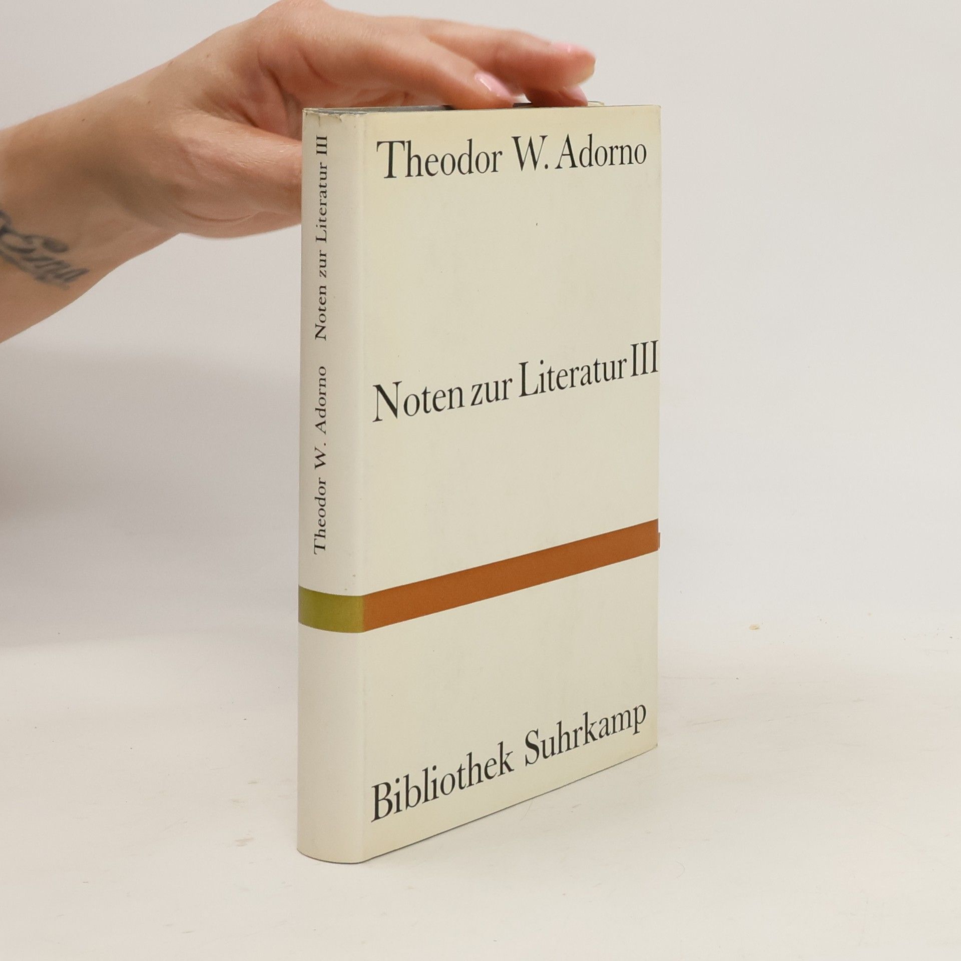 Theodor W. Adorno Noten zur Literatur III
