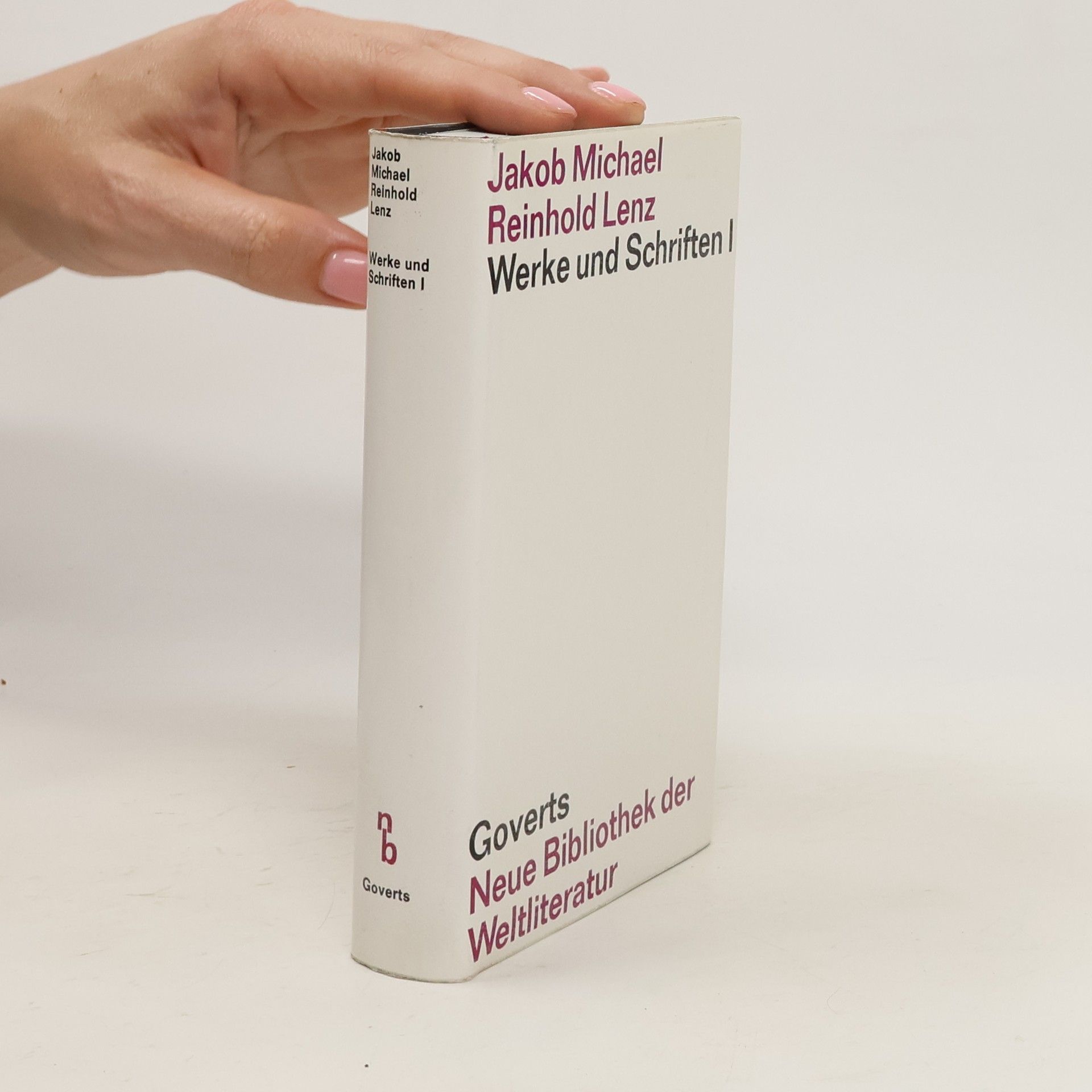 Jakob Michael Reinhold Lenz Werke und Schriften I