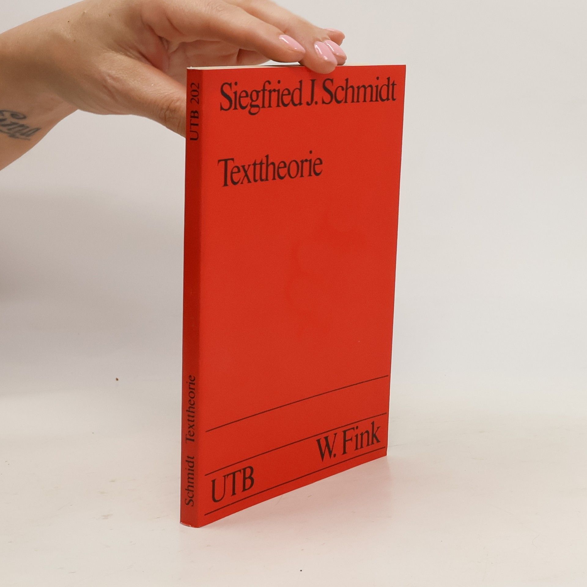 Siegfried J. Schmidt Texttheorie