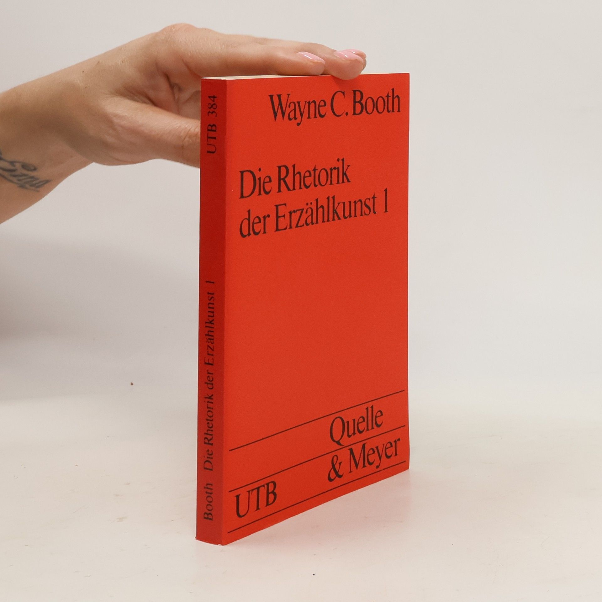 Wayne C. Booth Die Rhetorik der Erzählkunst I.