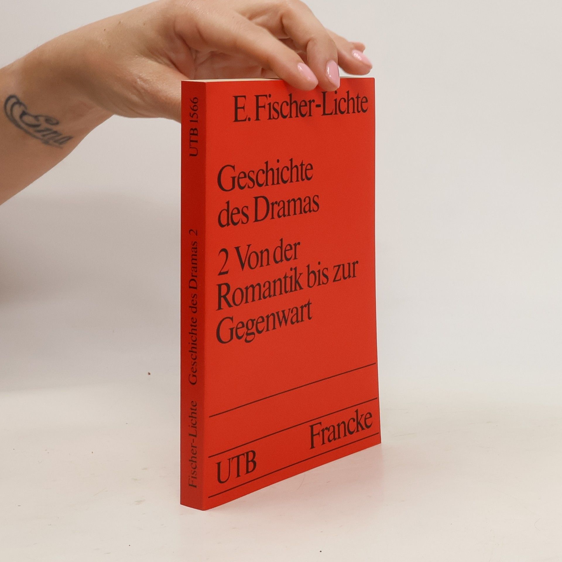 Erika Fischer-Lichte Geschichte des Dramas