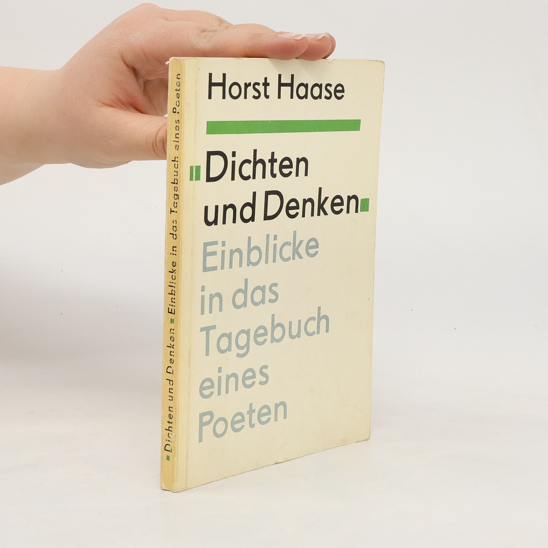 Horst Haase Dichten und Denken