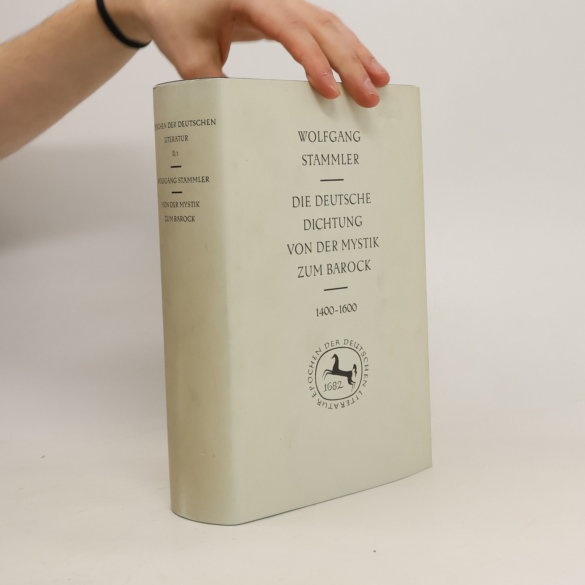 Wolfgang Stammler Die deutsche Dichtung von der Mystik zum Barock 1400-1600