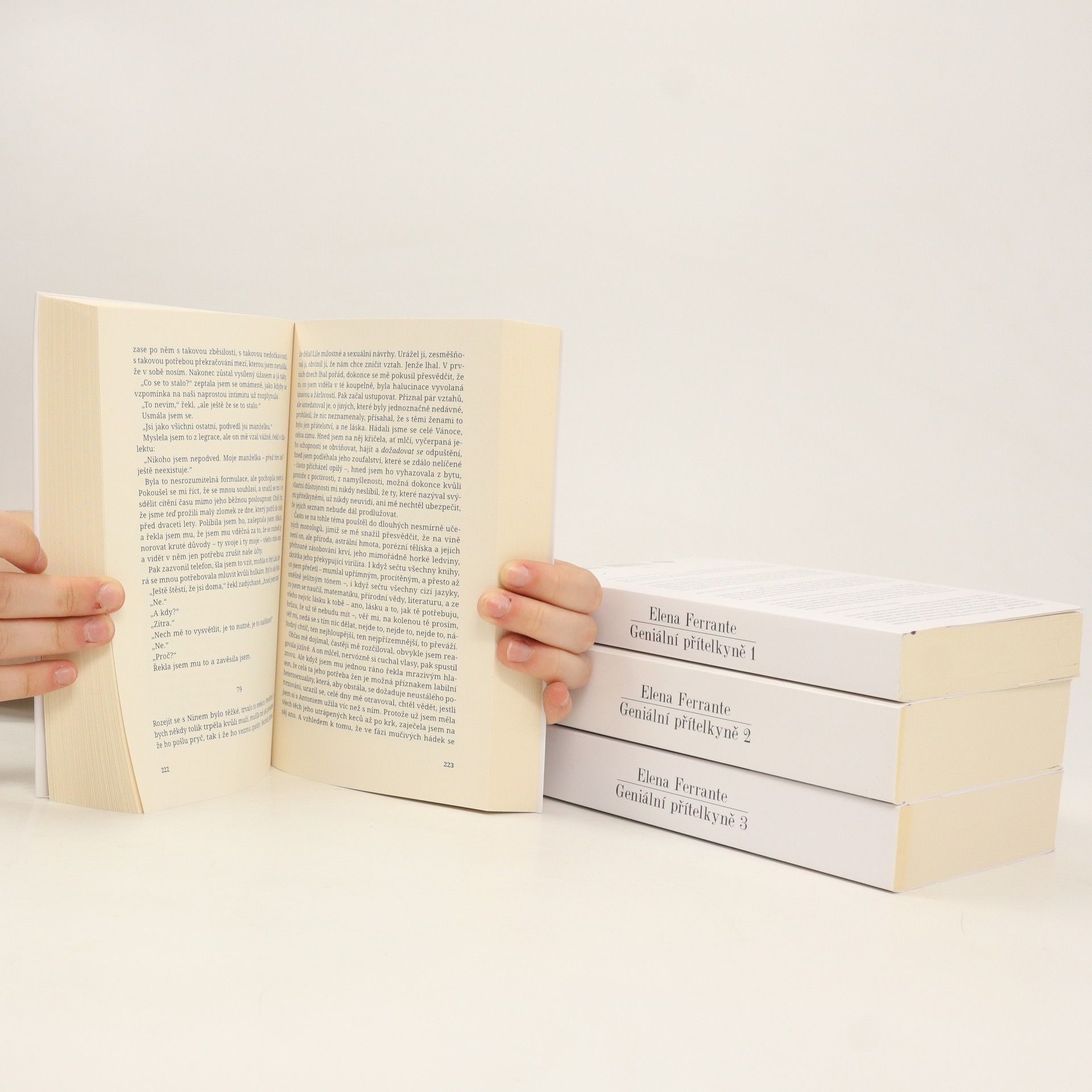 Elena Ferrante Geniální přítelkyně 1-4