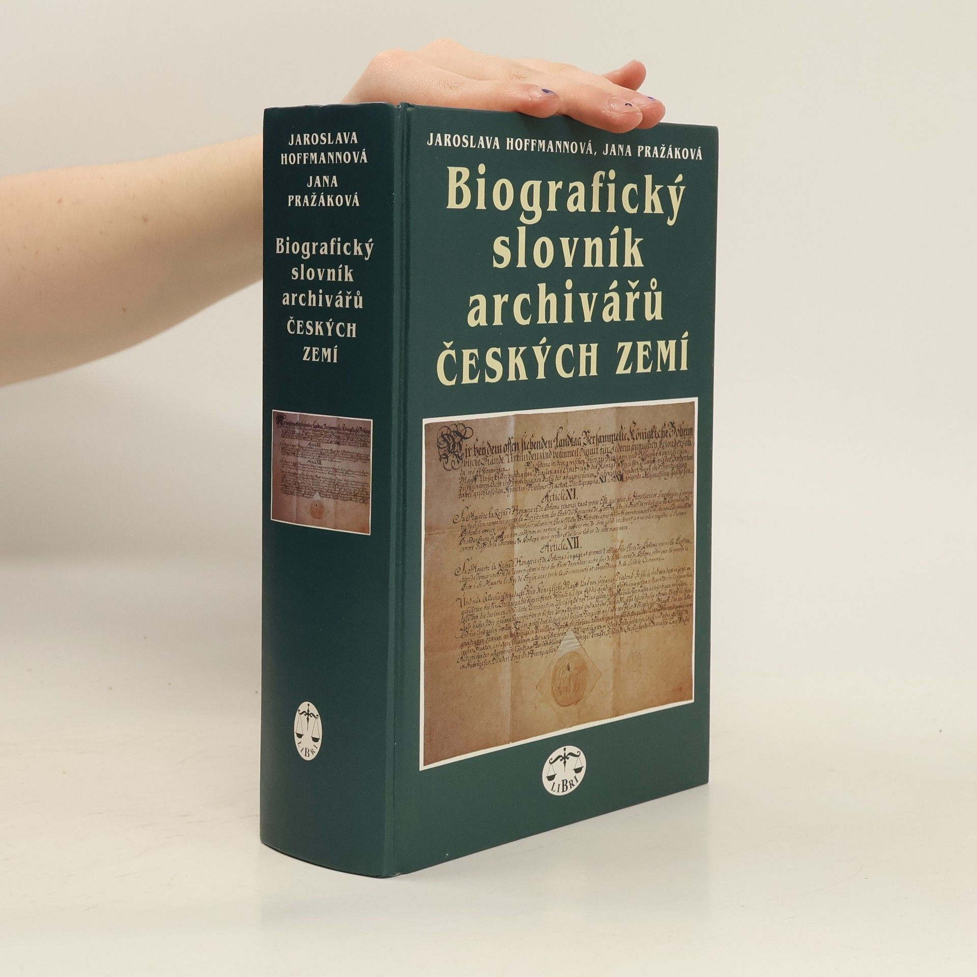 Jaroslava Hoffmannová Biografický slovník archivářů českých zemí