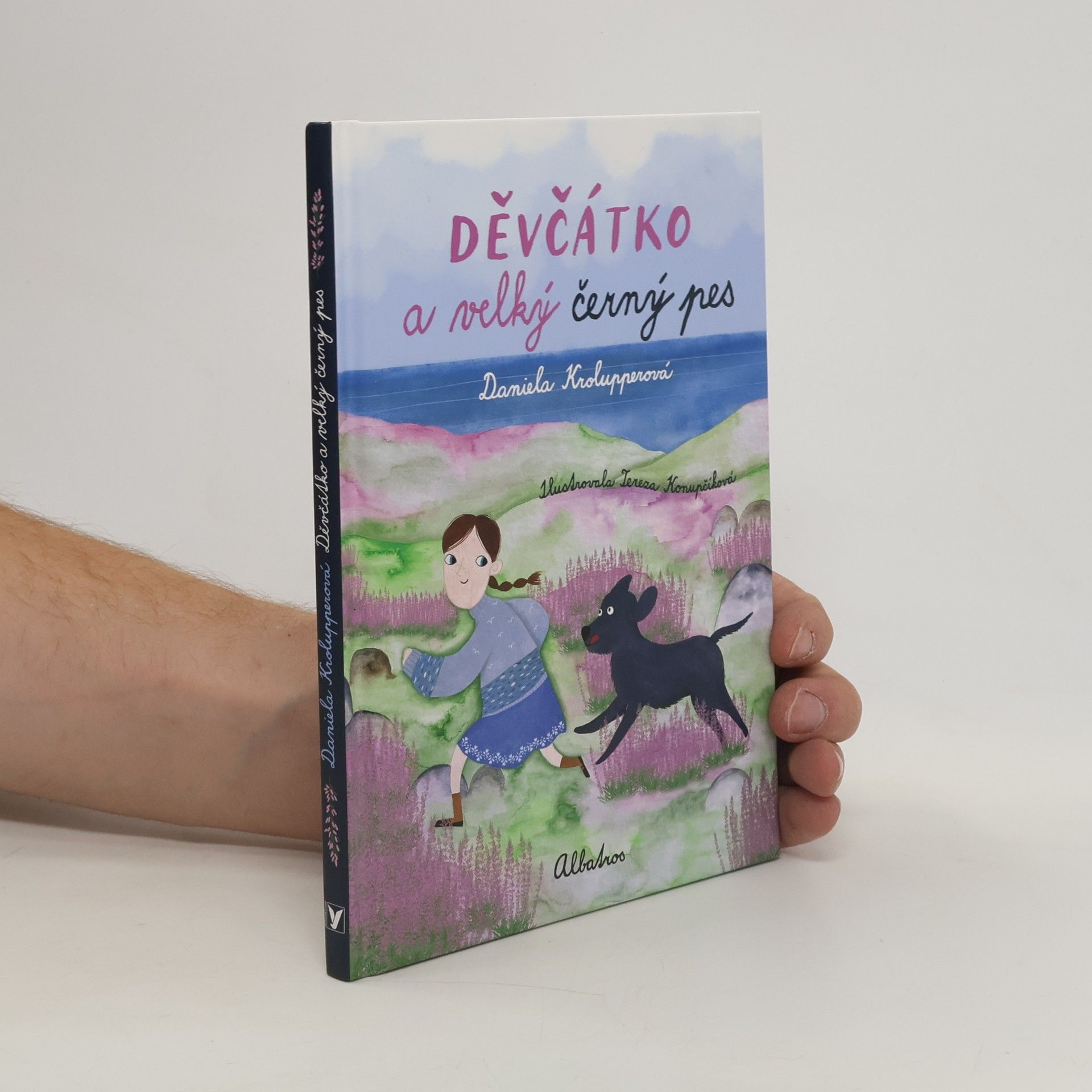 Daniela Krolupperová Děvčátko a velký černý pes